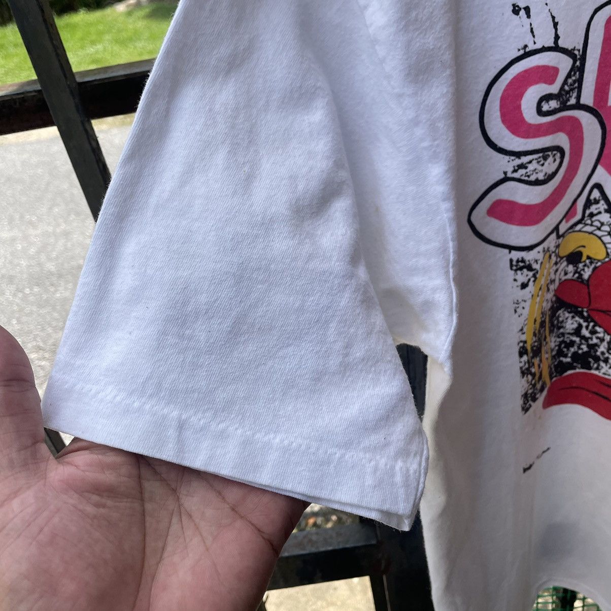 Vintage 🔥Vintage 90s Skate And Frenzy Snowbaord Art Work Promo Tee Size US L / EU 52-54 / 3 - 9 Thumbnail