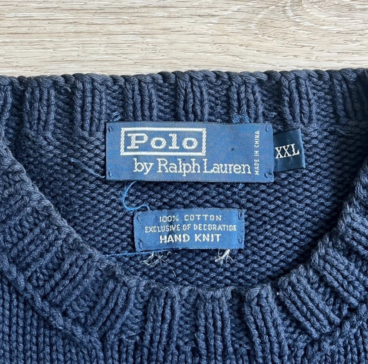 Polo Ralph Lauren *RARE* Vintage Polo Ralph Lauren Sit Down Bear Knit Sweater Size US XXL / EU 58 / 5 - 3 Thumbnail