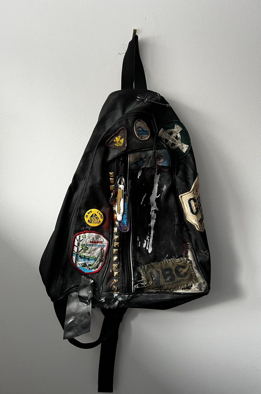 Individual Designer Vincent Boily-Chatelain 1/1 High School Sling Bag, Men's