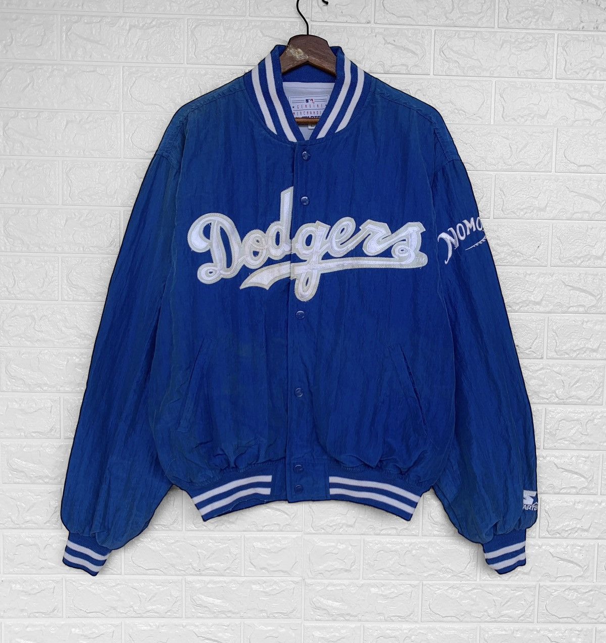 MLB Vintage 90s Starter MLB Dodgers Varsity Baseball Jacket Size US L / EU 52-54 / 3 - 2 Thumbnail