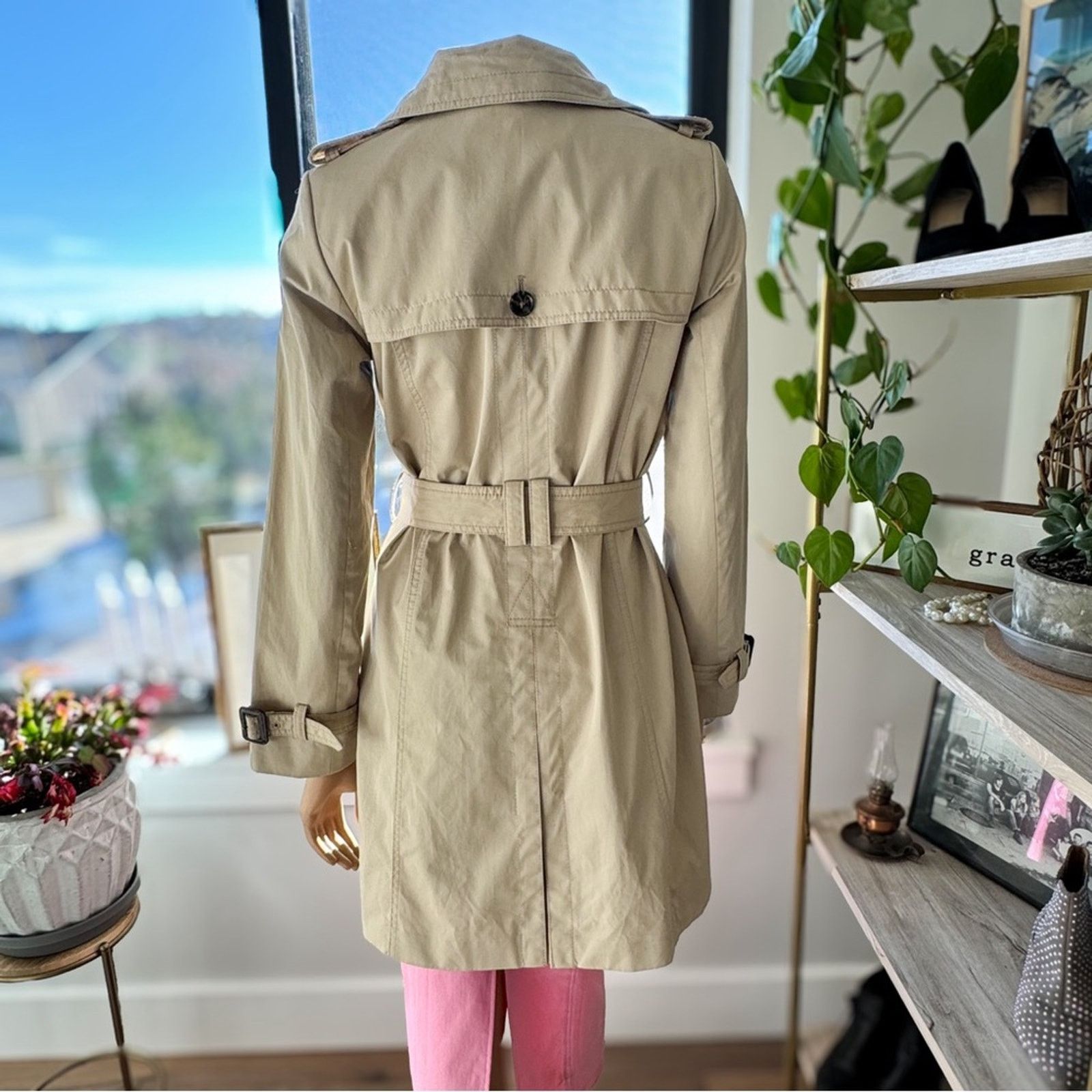 Banana Republic Banana Republic, Classic Limonta Waterproof Trench Coat, NWT Size S / US 4 / IT 40 - 5 Thumbnail