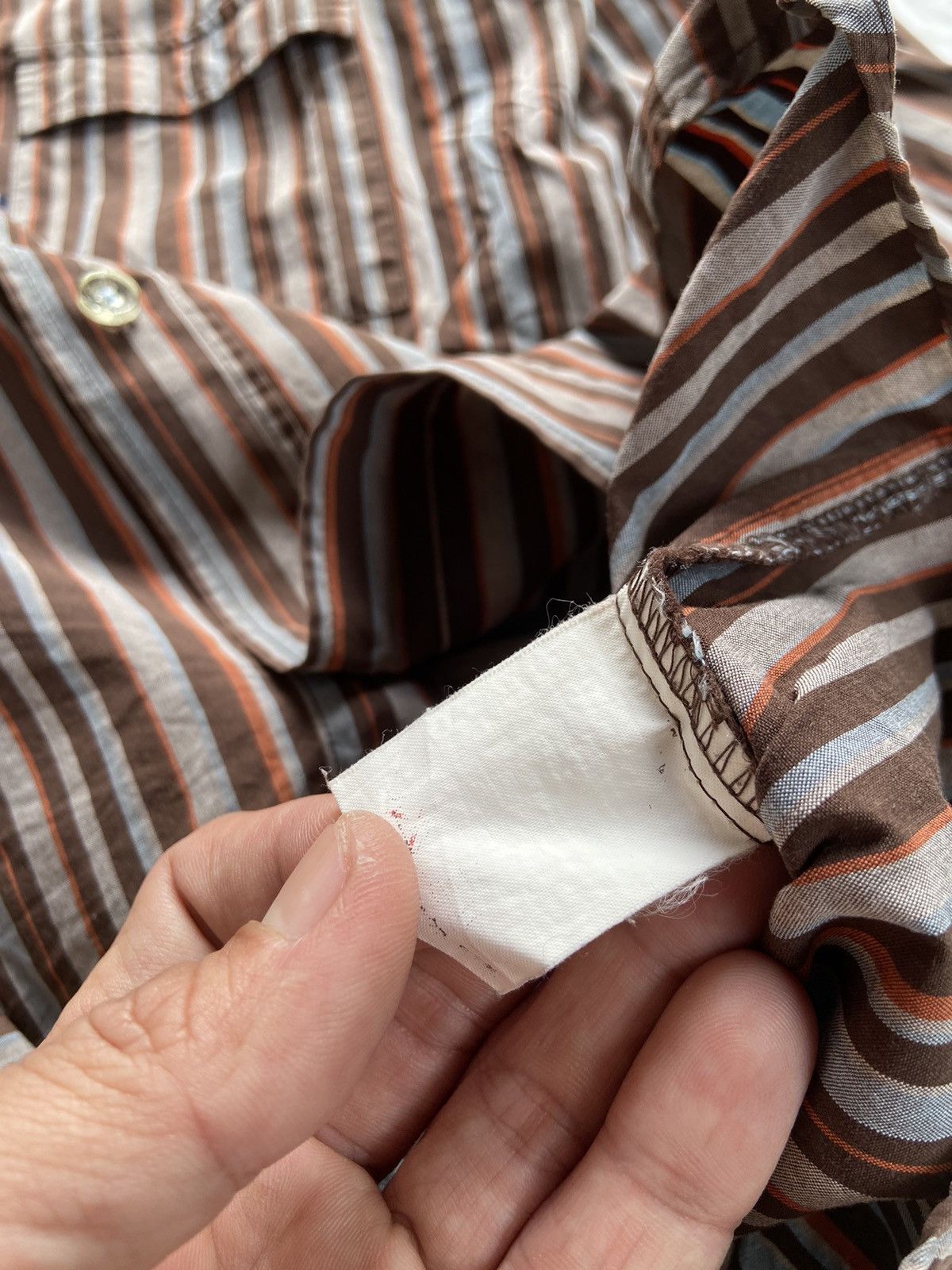 PPFM JIZOST BATSU 2 IN 1 PPFM CASUAL STRIPED BUTTON DOWN SHIRT Size US S / EU 44-46 / 1 - 16 Thumbnail