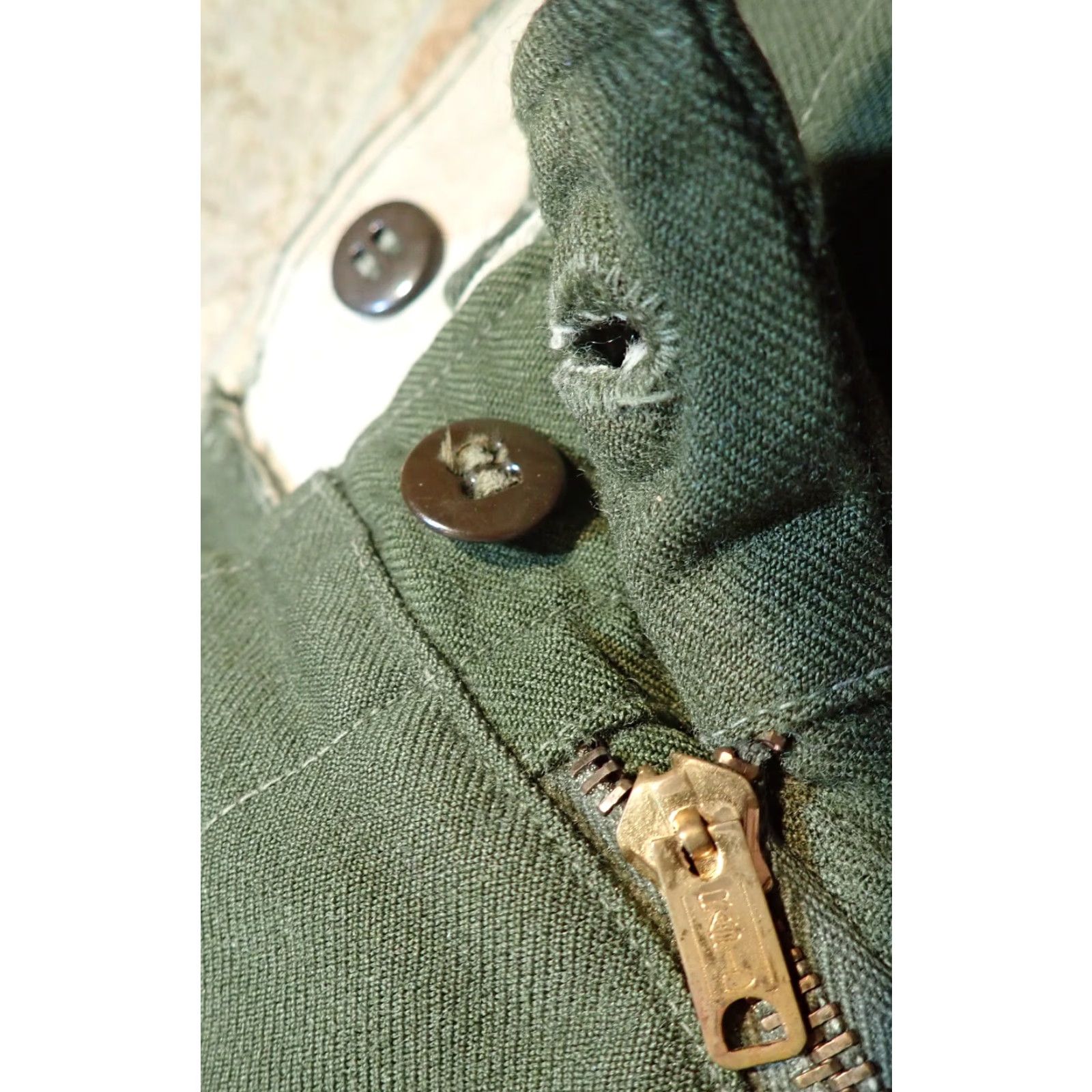 Vintage VINTAGE USGI M-1951 Wool Field Trousers Green Military Pants Small 31x28 Korean War Mens Size US 29 - 5 Thumbnail