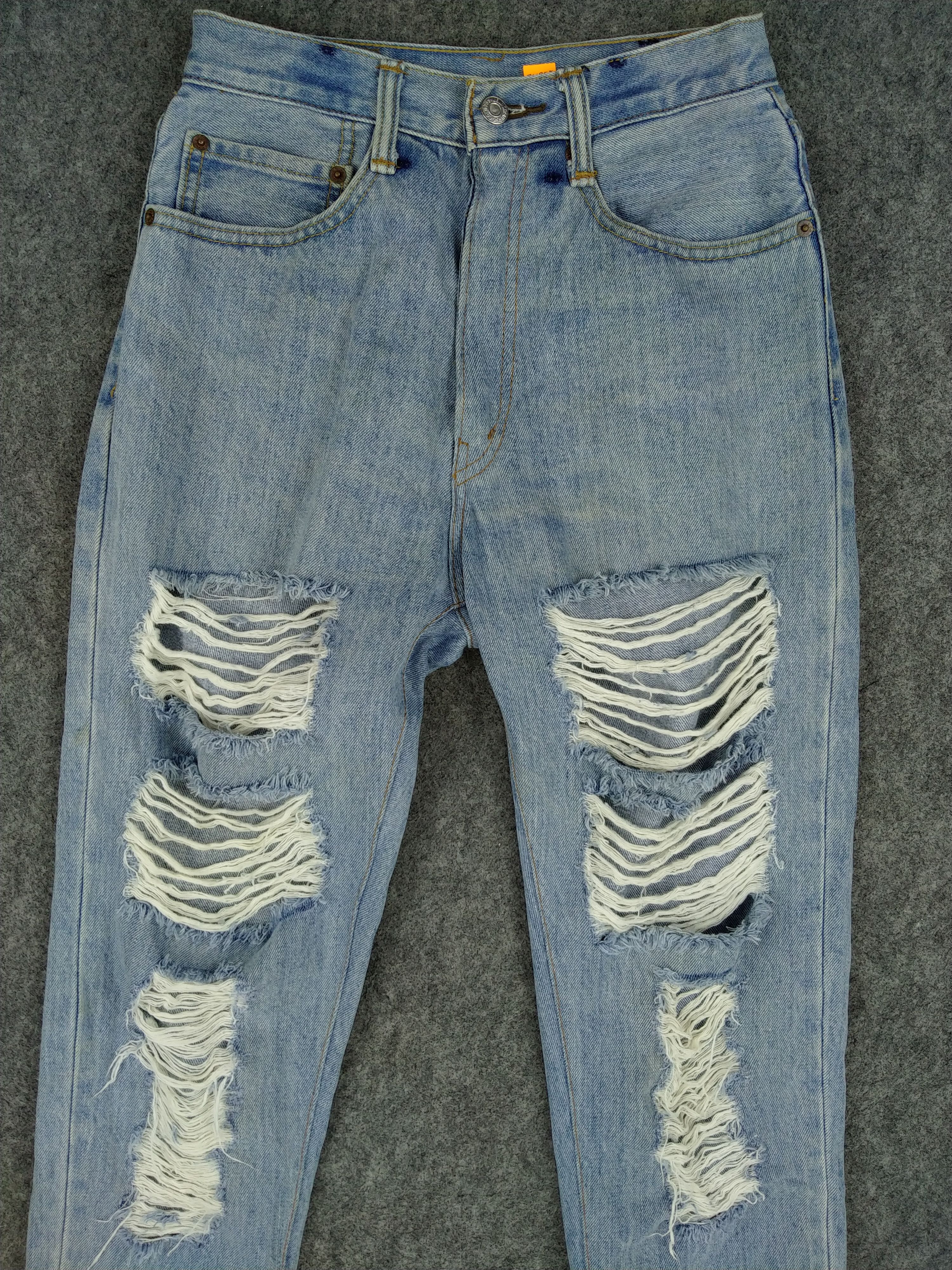 Levi's Ripped Vintage Levi's 550 Jeans 26x26.5 Denim -JN955 Size US 26 / EU 42 - 3 Thumbnail