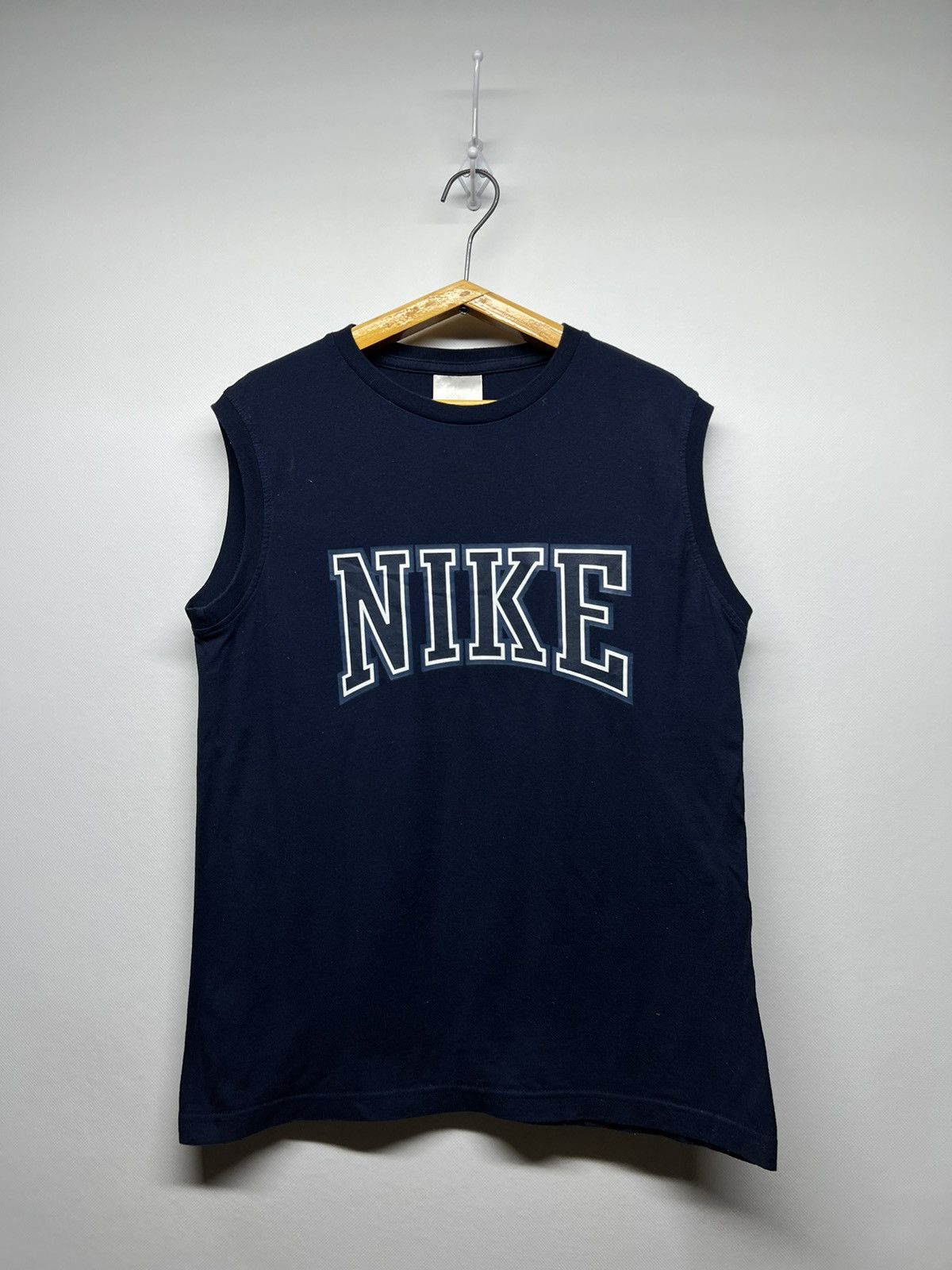 Nike × Vintage Vintage Y2k Nike Spell Out Big Logo Tank Tops 00’s Size US S / EU 44-46 / 1 - 2 Thumbnail