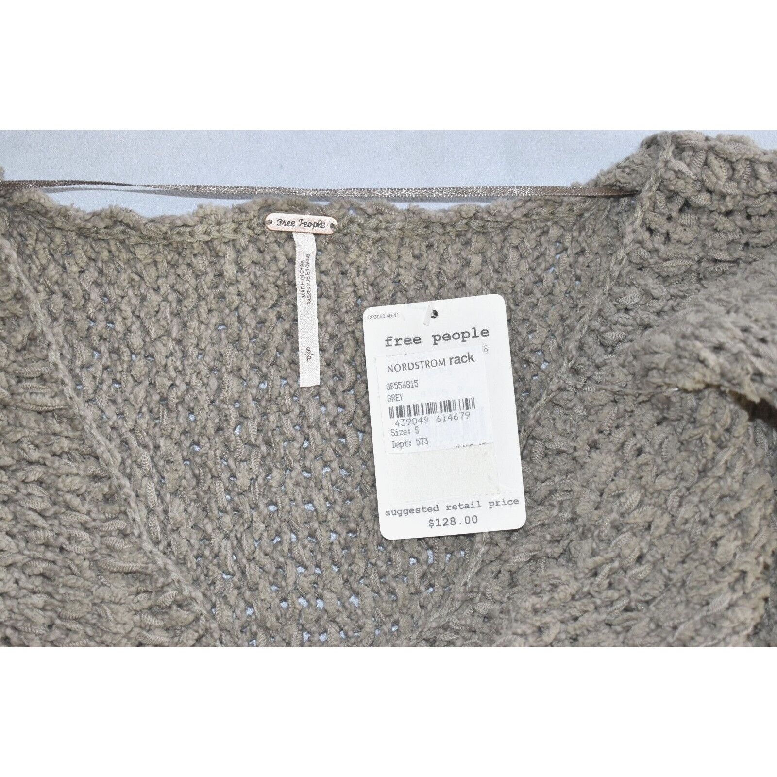 Free People NWT FREE PEOPLE Cotton Dolphin Bay Knit Sweater Size S $128 Size S / US 4 / IT 40 - 5 Thumbnail
