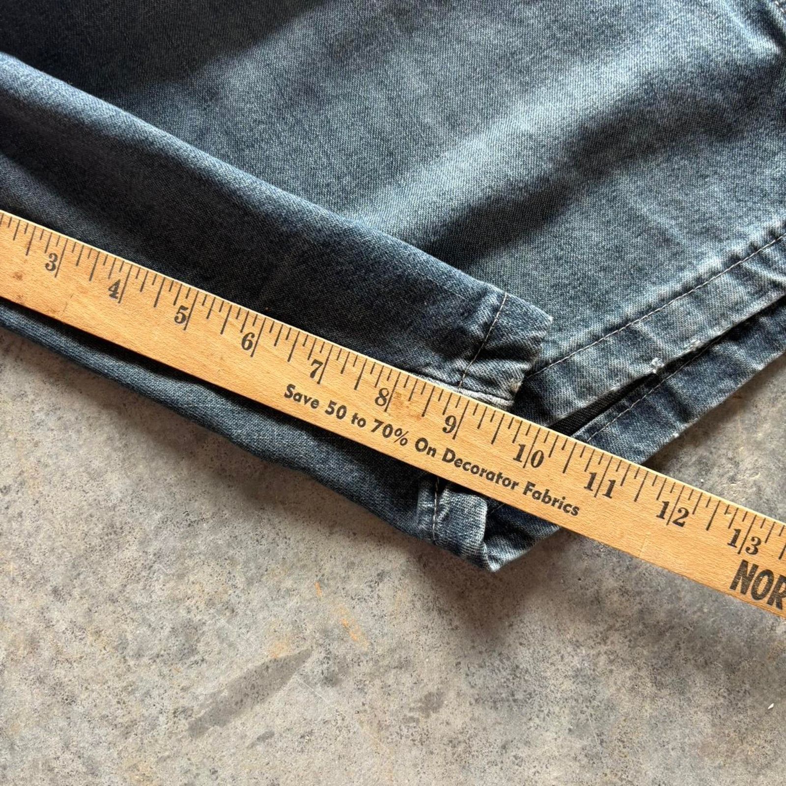 JNCO × Vintage × Wrangler Y2K Baggy Cargo Jean Shorts Size US 36 / EU 52 - 6 Thumbnail