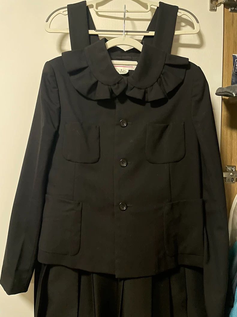 Comme des Garcons Comme Des Garcons Black lace collar jacket 2502-Nextarrow Size S / US 4 / IT 40 - 4 Thumbnail
