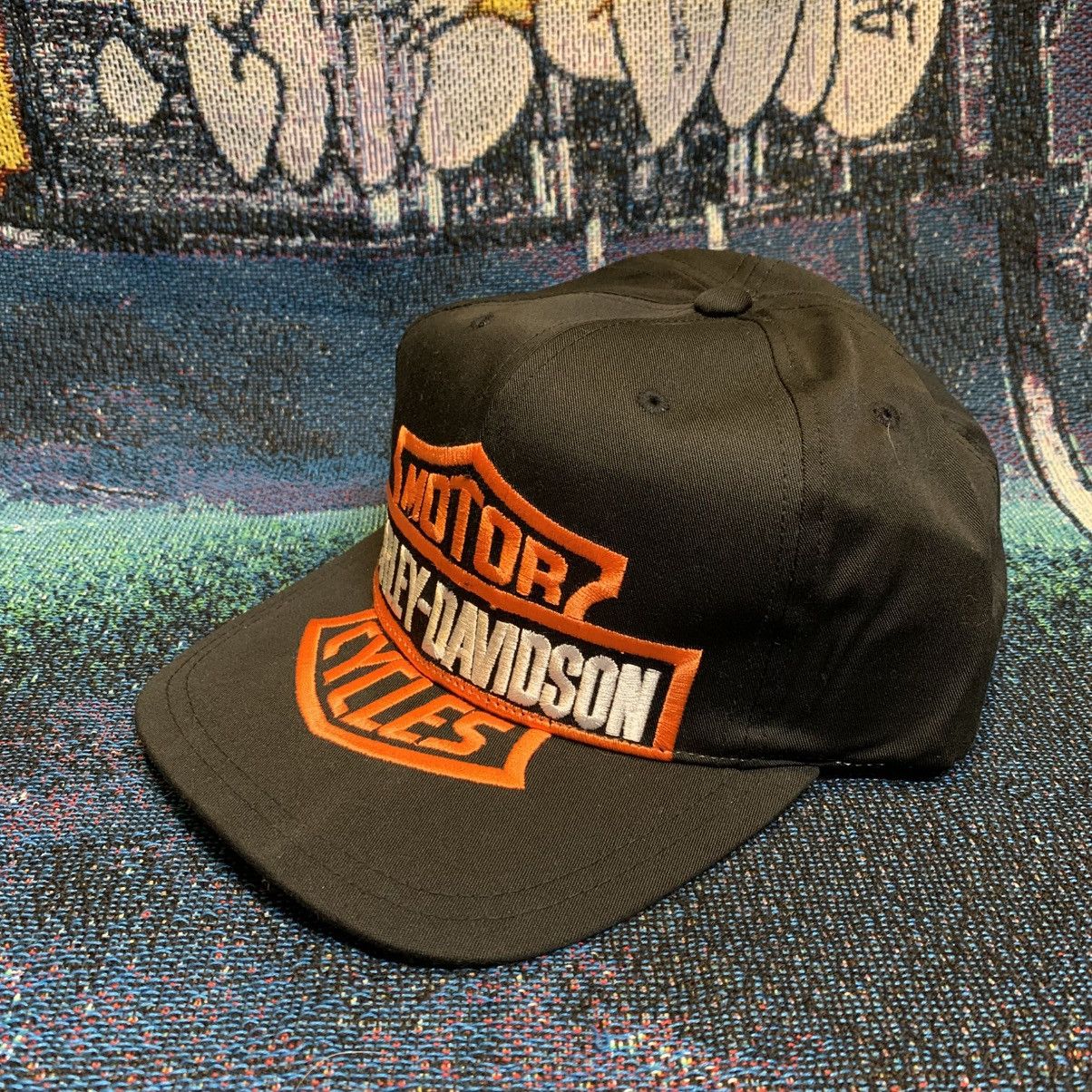 Vintage Vintage 80s 90s Harley Davidson XL Logo Snapback Hat Size ONE SIZE - 3 Thumbnail