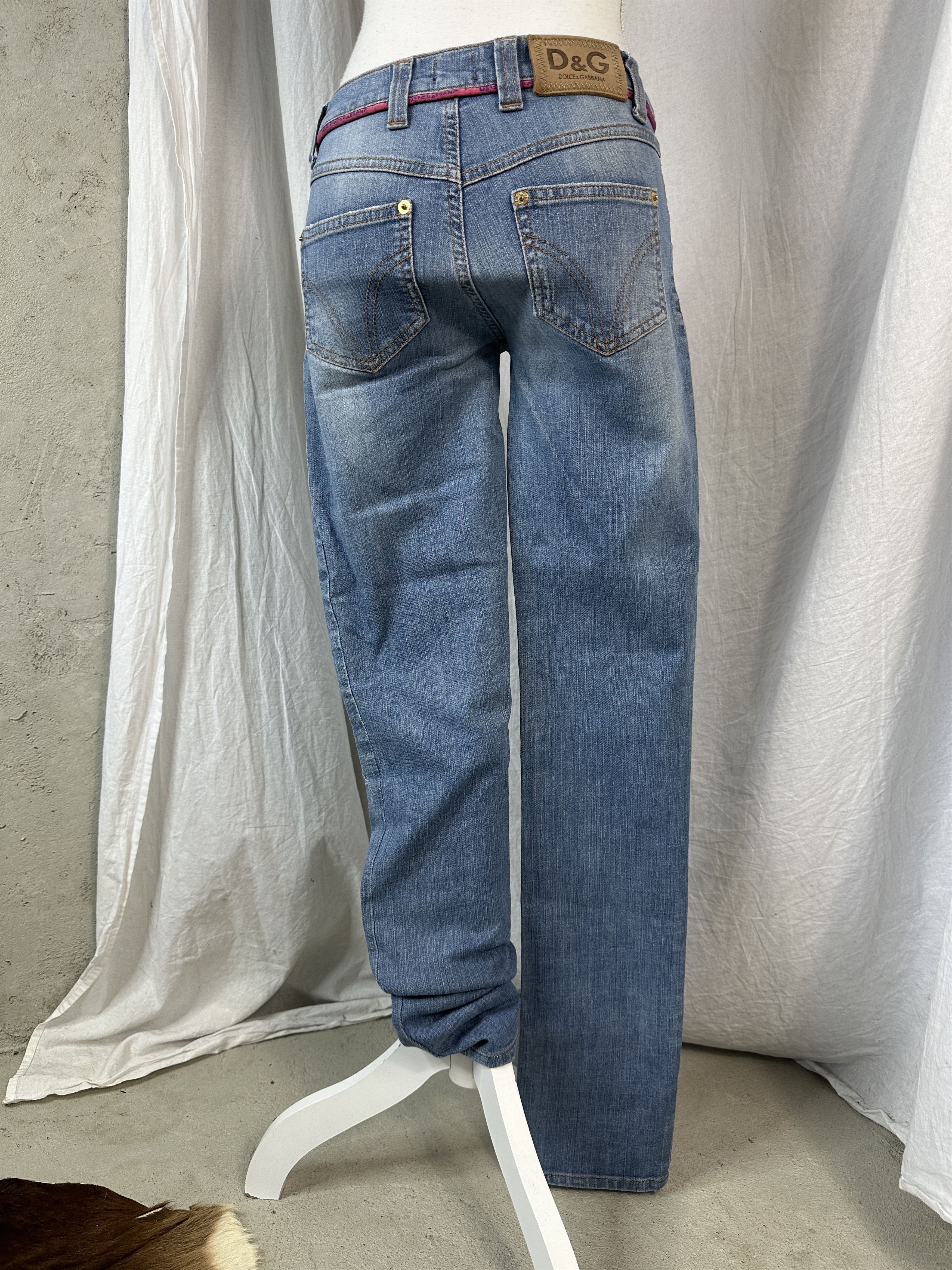 Dolce & Gabbana × Vintage Skinny Jeans Vintage Dolce & Gabbana 00s Size 38" / US 16 / IT 52 - 8 Thumbnail