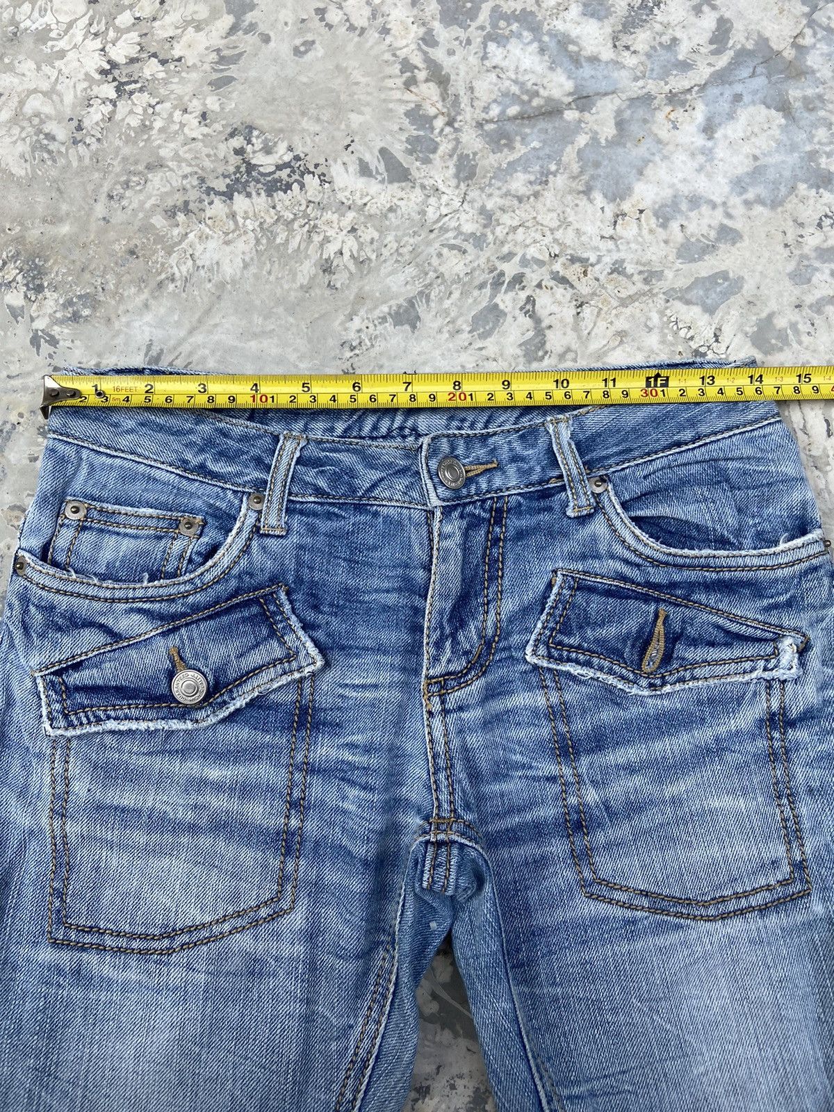 Beauty Beast × Hysteric Glamour × Vintage Vintage Y2K denim flare japanese double pocket Size 27" / US 4 / IT 40 - 6 Thumbnail