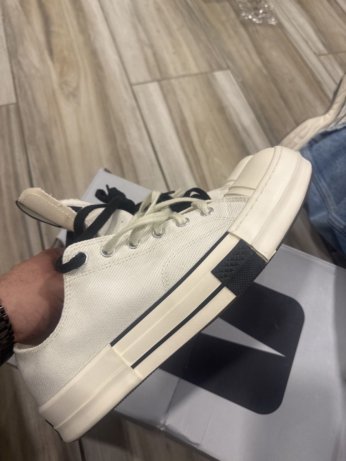 Converse × Rick Owens Drkshdw drkstar rick owens converse Size US 10.5 / EU 43-44 - 1 Thumbnail
