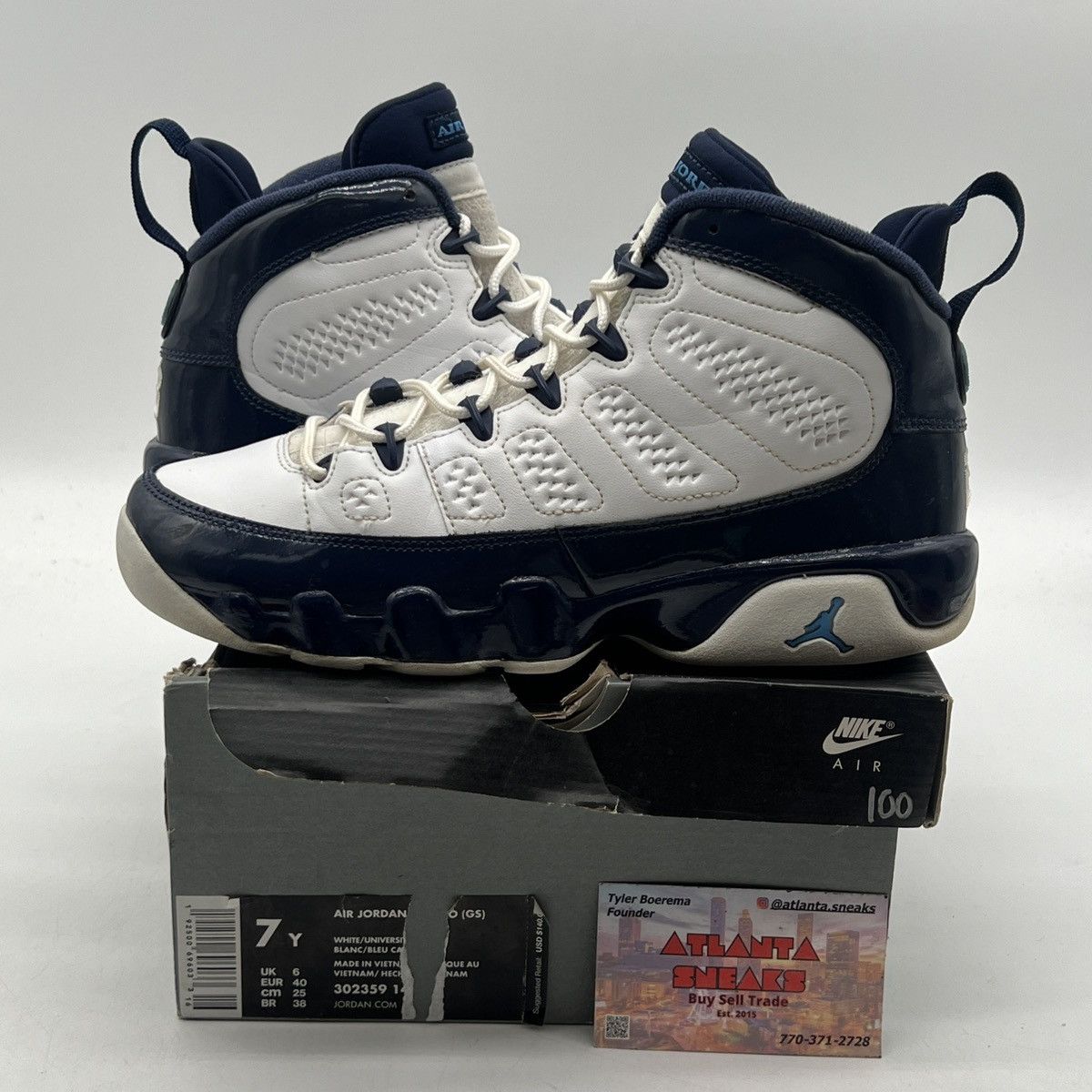 Jordan Brand Air Jordan 9 University blue Size US 7 / EU 40 - 1 Thumbnail