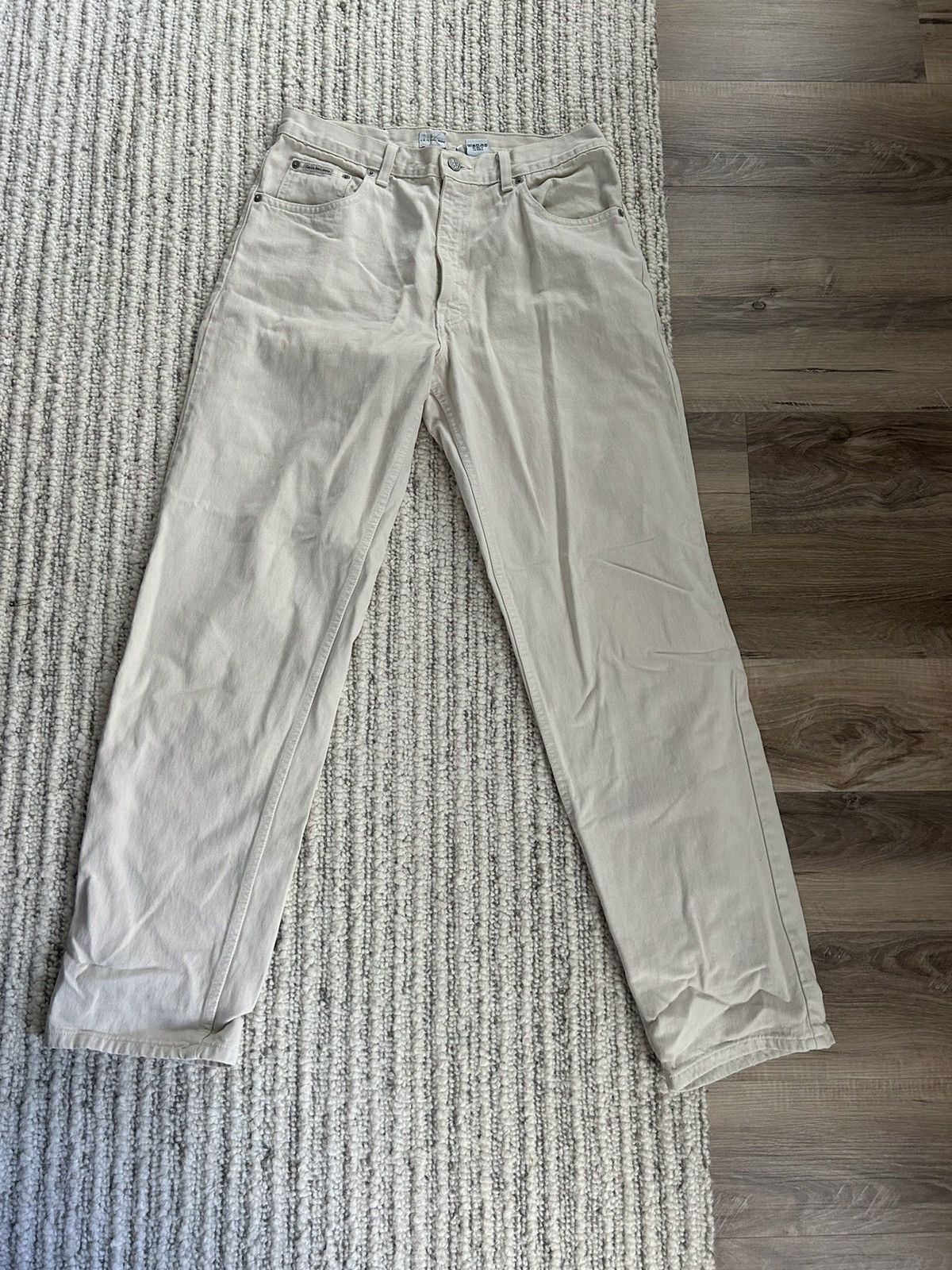 Calvin Klein Vintage White Calvin Klein pants Size US 32 / EU 48 - 1 Thumbnail