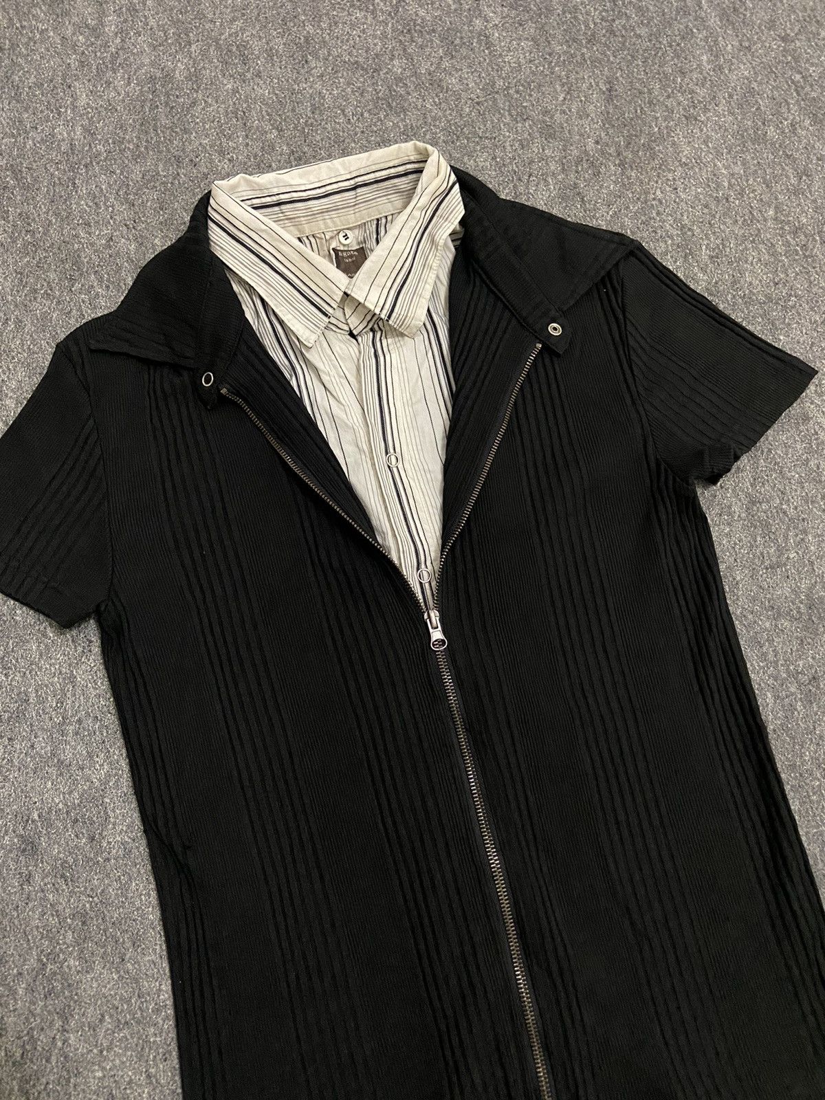 Le Grande Bleu (L.G.B.) agate t-shirt knite waffle shirt ghotic doubel layer Size S / US 4 / IT 40 - 2 Thumbnail