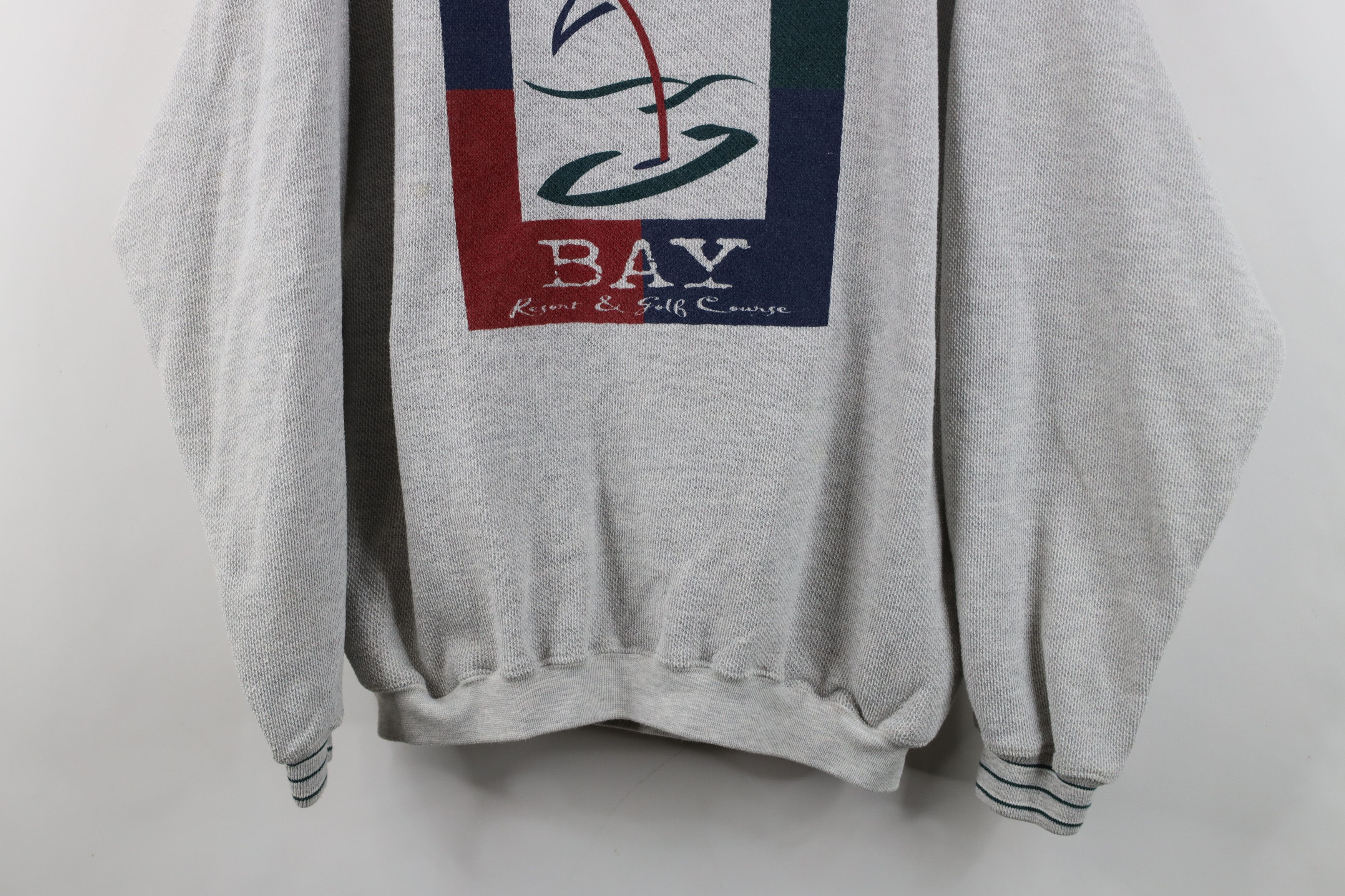 Vintage Vintage 90s Streetwear Bay Golf Course Mock Neck Sweatshirt Size US M / EU 48-50 / 2 - 3 Thumbnail