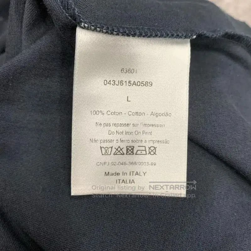 Dior Dior Navy Cotton Women's T. Size L / US 10 / IT 46 - 7 Thumbnail