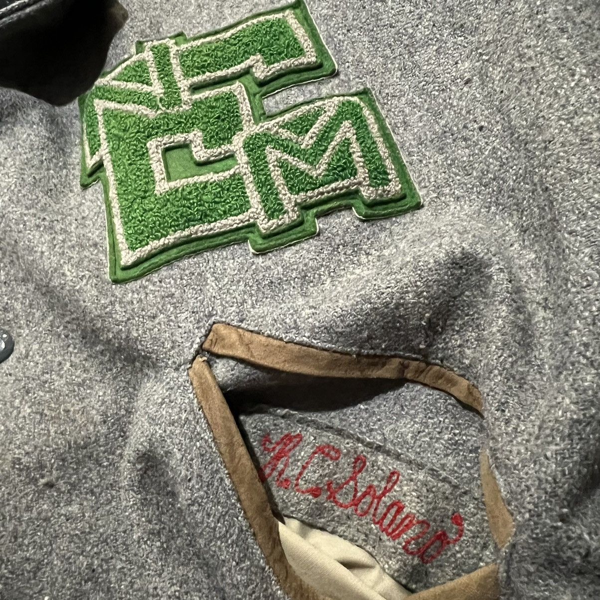 Vintage VTG 60s/70s Admiral Suede Leather Varsity Letterman Jacket Size US L / EU 52-54 / 3 - 6 Thumbnail