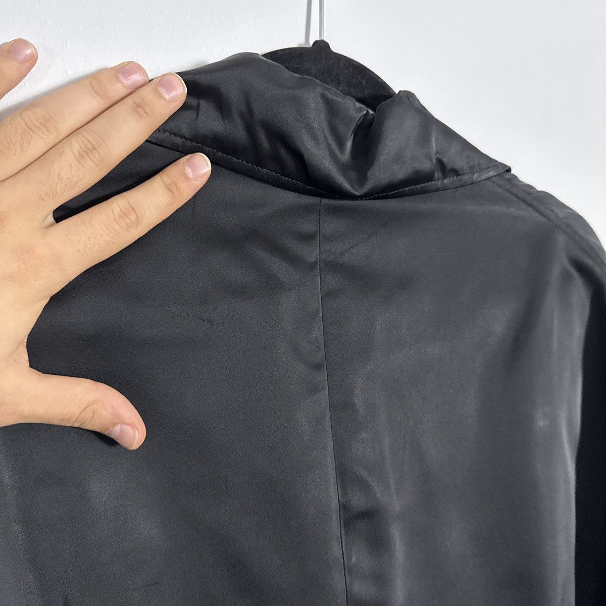 Dolce & Gabbana Dolce & Gabbana 1990s Cropped Biker Jacket Black Blazer Size L / US 10 / IT 46 - 20 Thumbnail