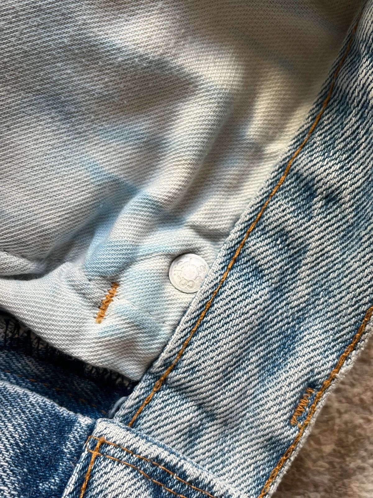 Levi's Levi’s Made In France Jeans Sz W29 L36 Distressed Jeans Size 29" - 12 Thumbnail