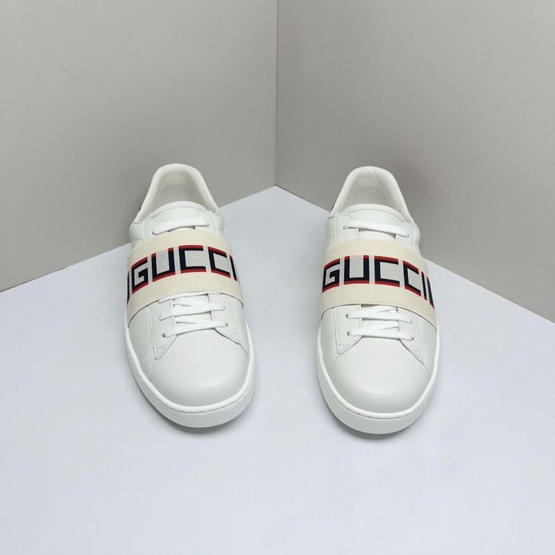 Gucci Gucci Ace Leather Stripe Low-Top Sneakers - Size US 7.5 / EU 40-41 - 2 Thumbnail