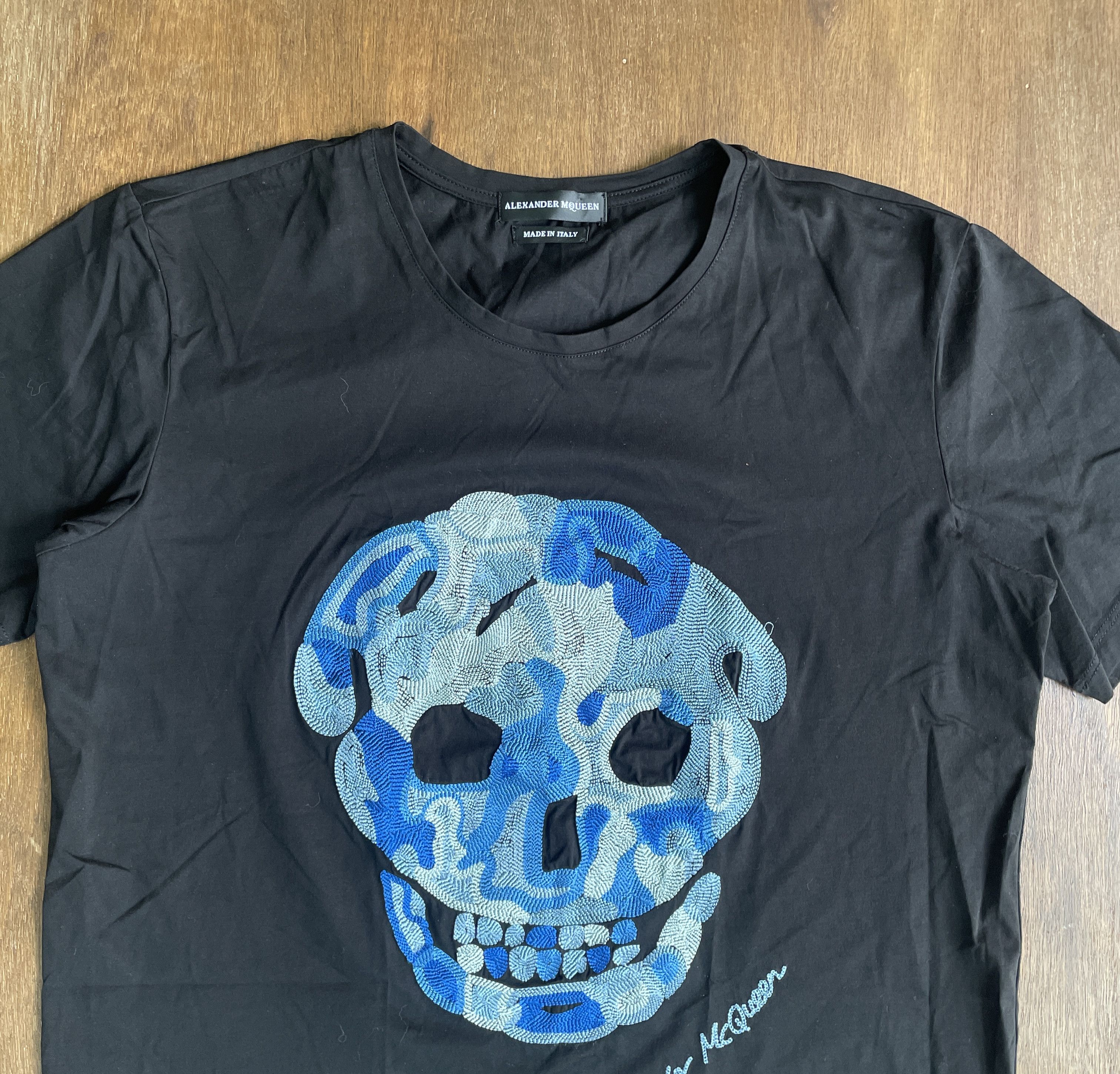 Alexander McQueen ALEXANDER MQUEEN Embroidery Skull T-Shirt Size US M / EU 48-50 / 2 - 2 Thumbnail