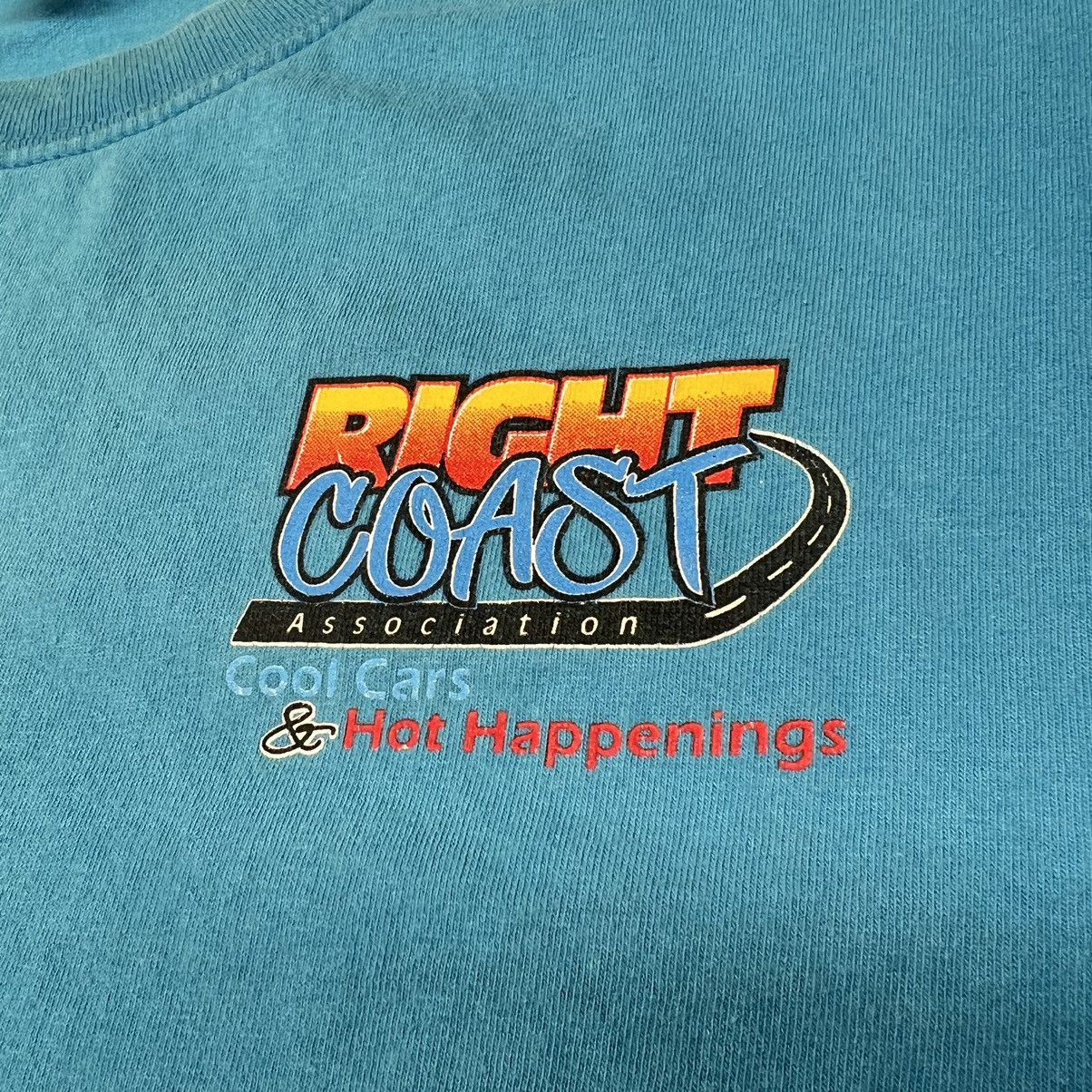 Gildan × Vintage VTG Car Tee Shirt Blue Hot Rod Classic Custom Auto Graphic Size US XL / EU 56 / 4 - 7 Thumbnail