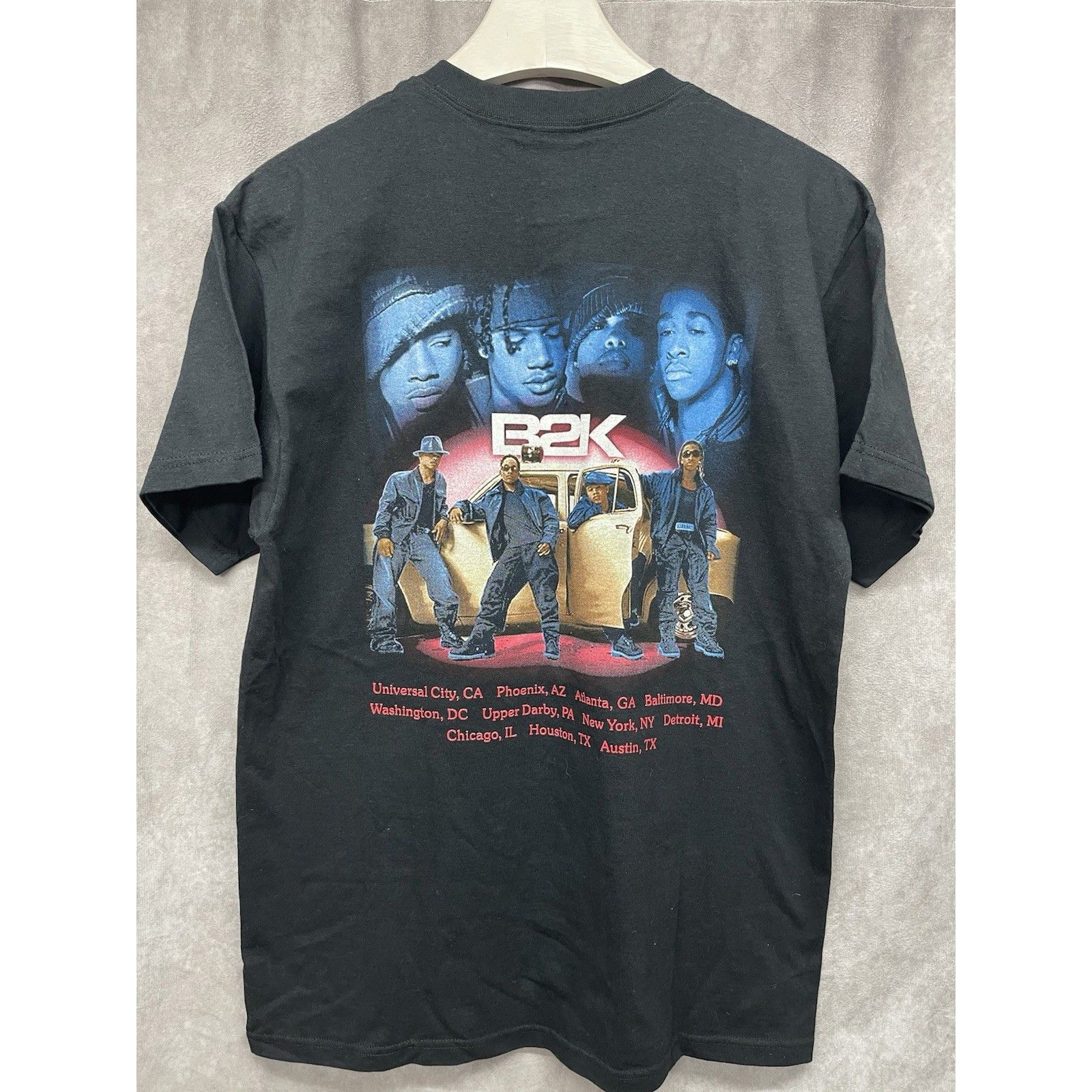 Fruit Of The Loom VINTAGE 2002 B2K SCREAM TOUR II CONCERT T-SHIRT BLACK L RAP Size US L / EU 52-54 / 3 - 7 Thumbnail