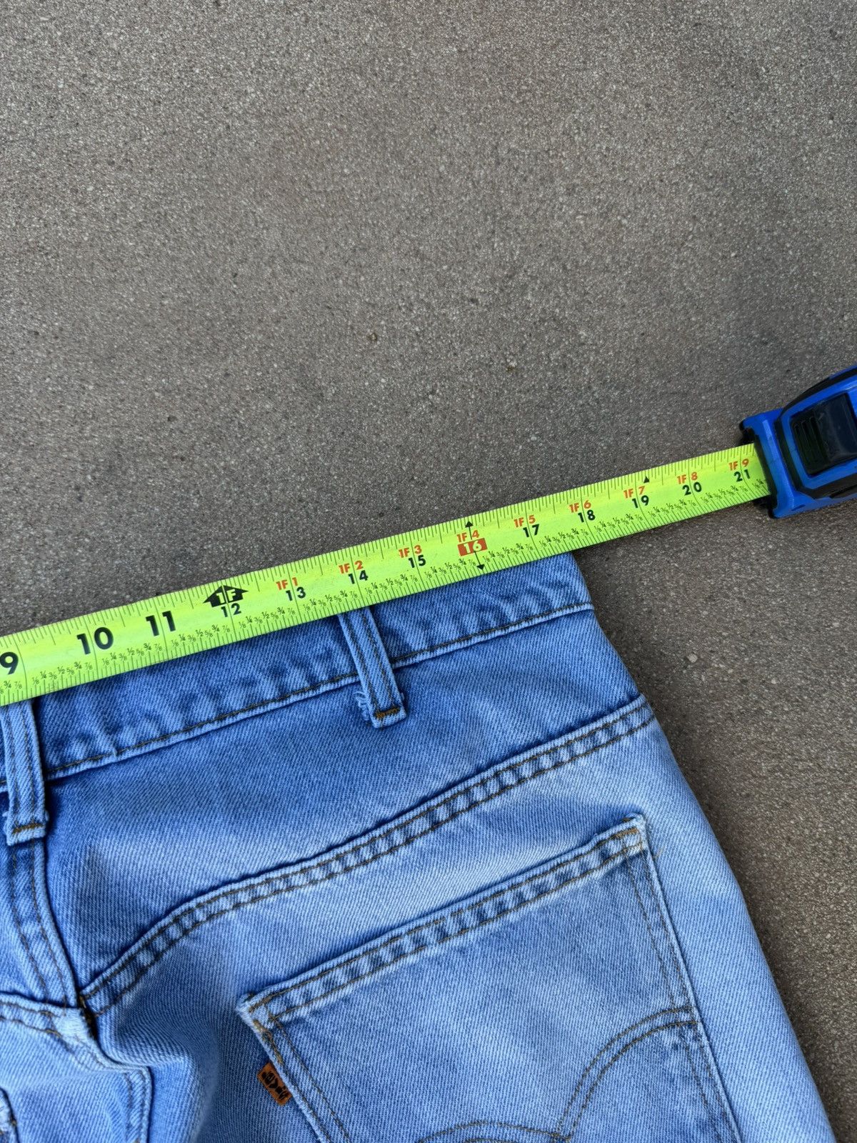 Levi's × Vintage Vtg 70’s Levi’s 646 Orange Tab Bellbottom Flare Jeans 35x29 Size US 35 - 10 Thumbnail