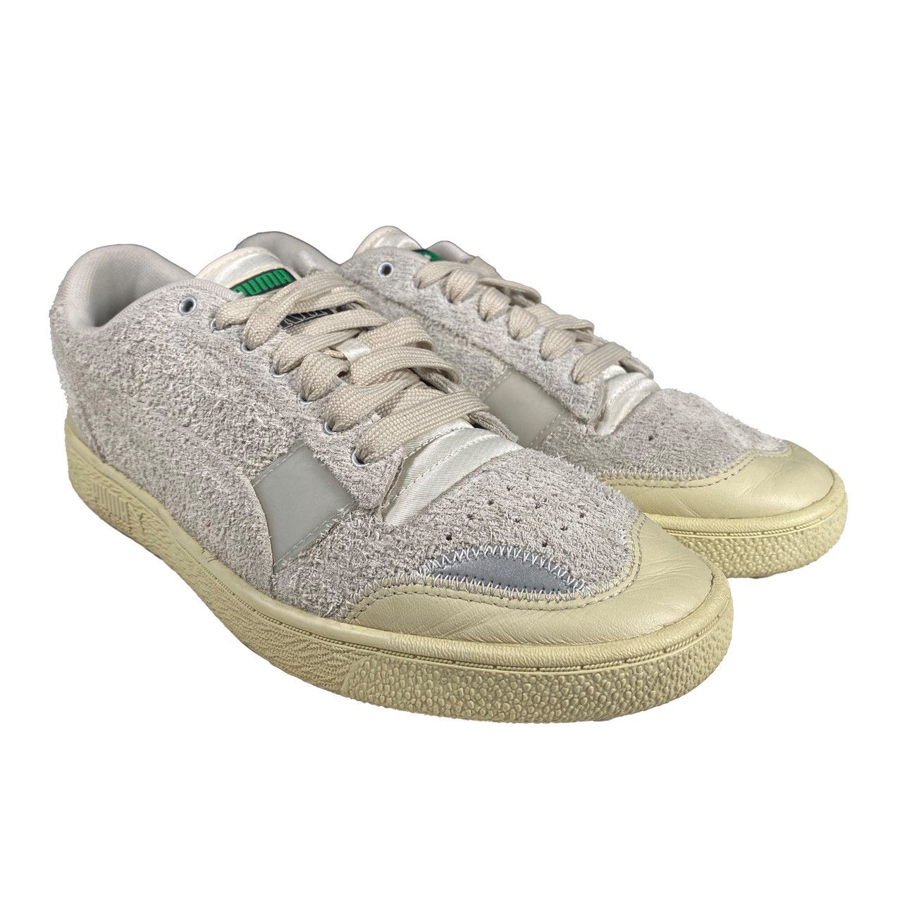 Puma Sampson Rhude Beige Textile Trainers 371392 01