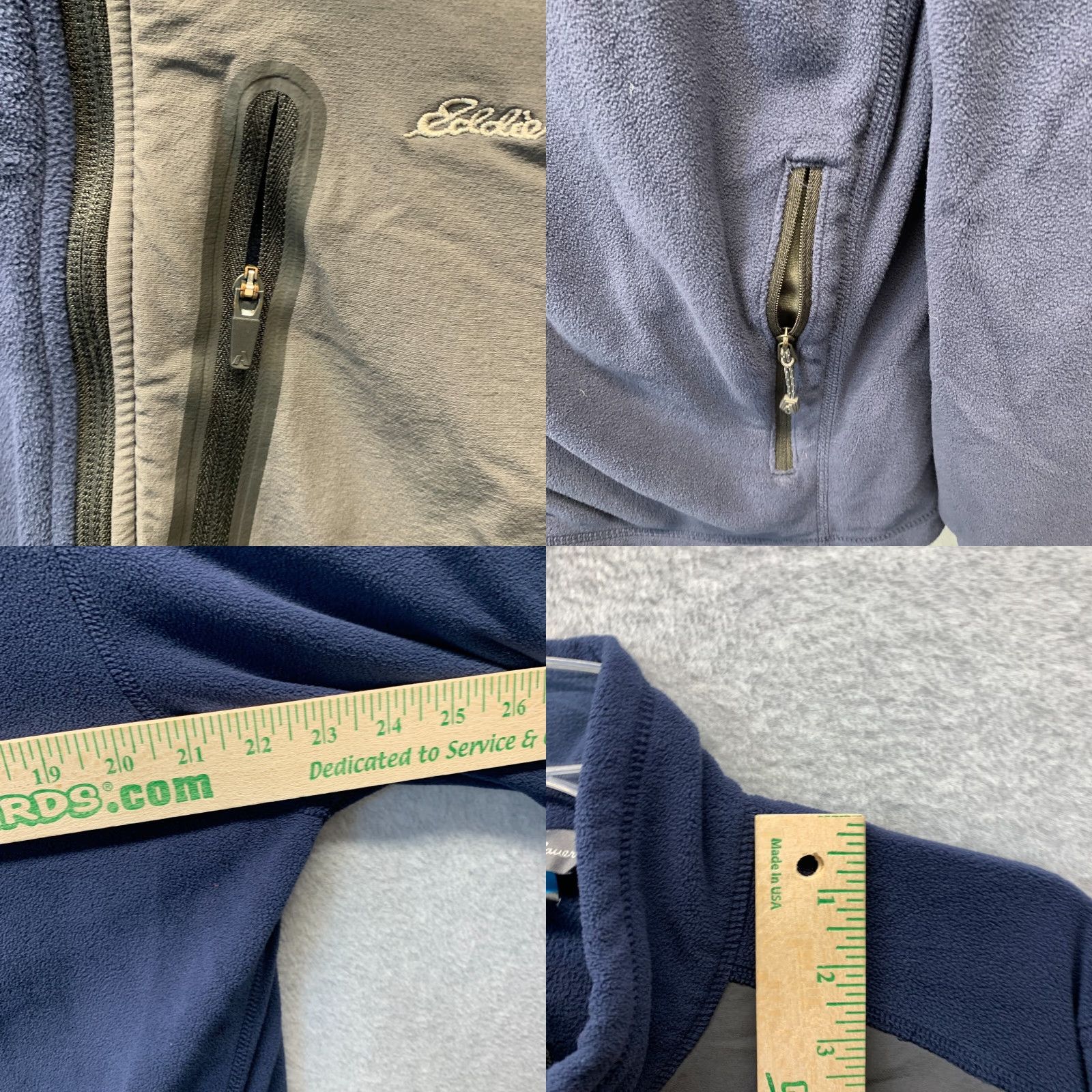 Eddie Bauer Eddie Bauer Sweater Mens Large Blue Fleece 1/4 Zip Polyester Crew Neck Pullover 90s Size US L / EU 52-54 / 3 - 8 Thumbnail