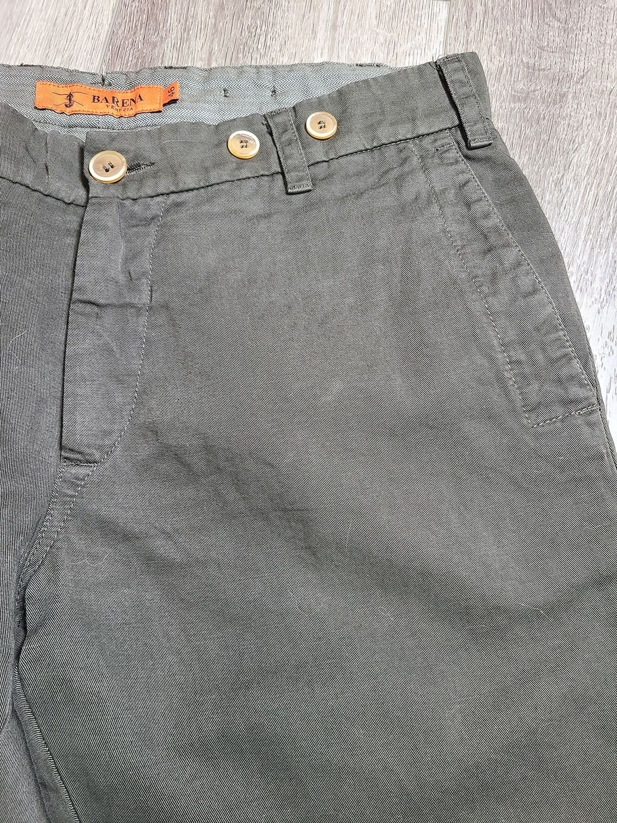 Barena Barena Venezia Cotton Trousers Dark Olive Green 46 Size US 30 / EU 46 - 4 Thumbnail