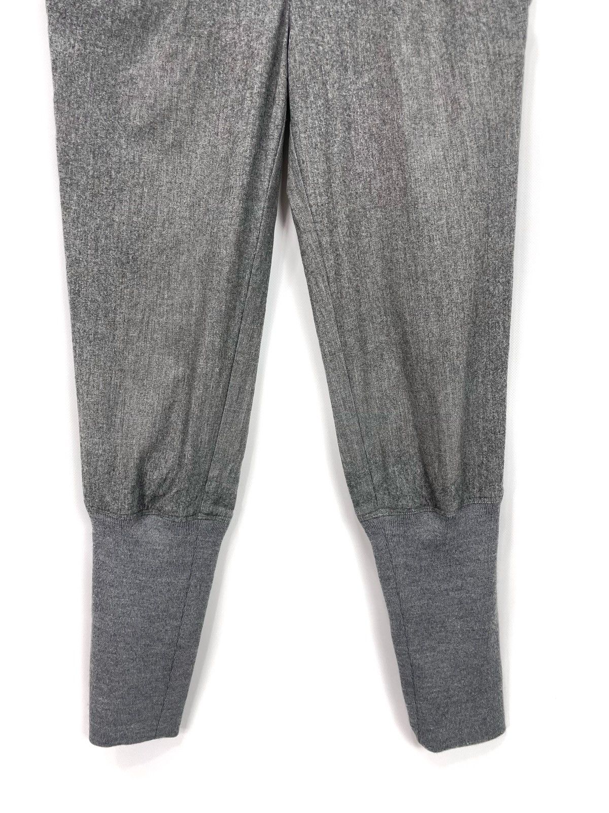 Moncler Moncler 100% Virgin Wool Knit Joggers – Grey – Size IT 40 Size 27" / US 4 / IT 40 - 3 Thumbnail