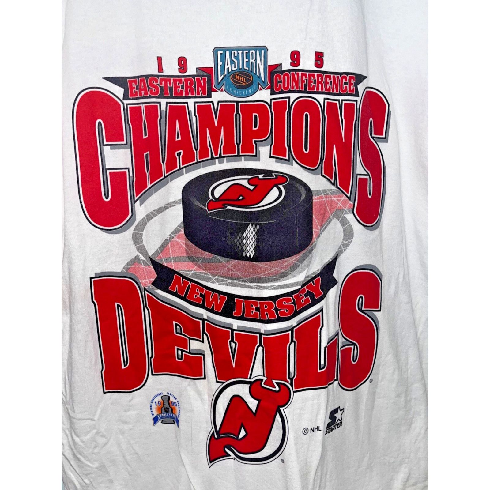Starter New Jersey Devils Vintage '95 Eastern Conference NHL Starter Size US L / EU 52-54 / 3 - 5 Thumbnail