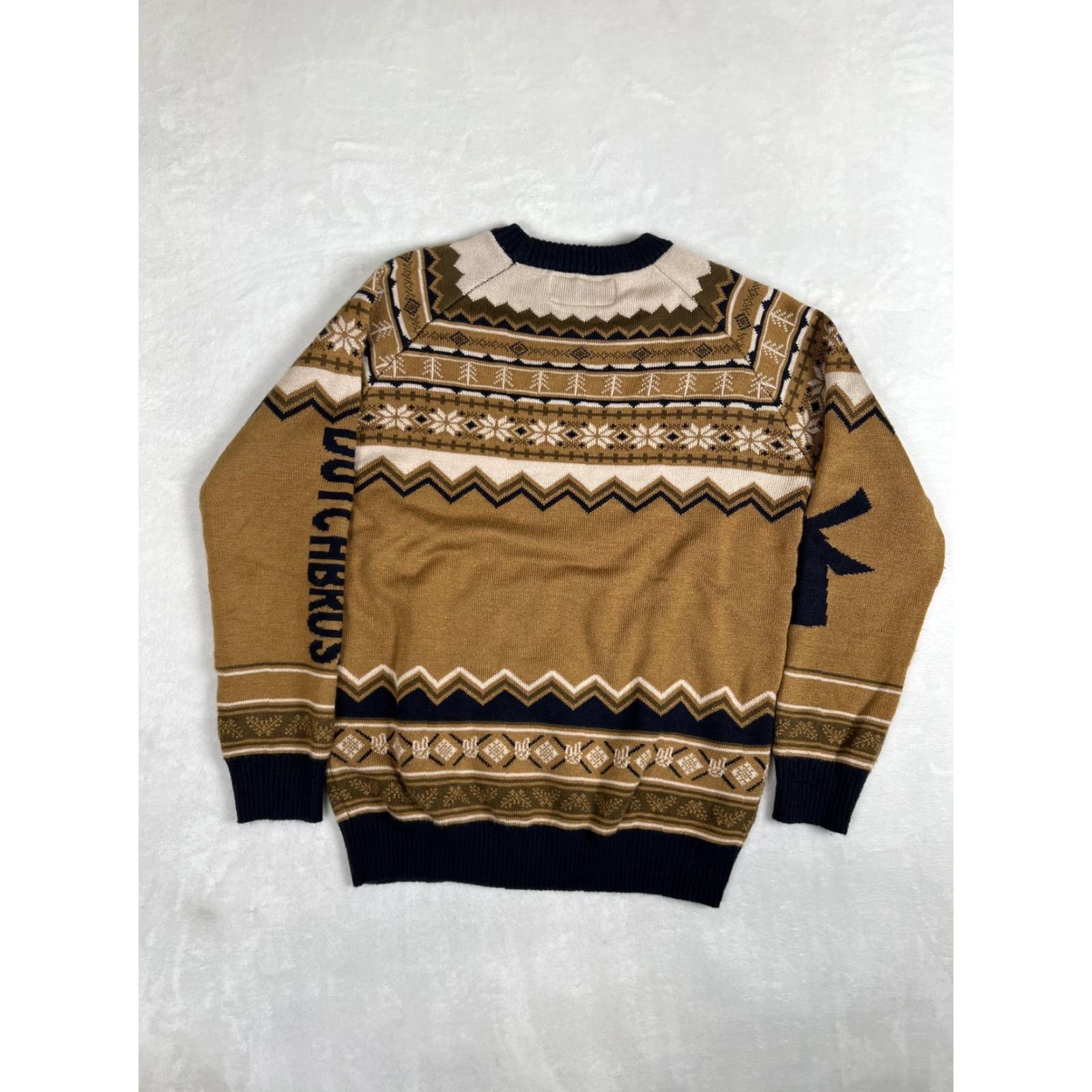 Vintage Dutch Bros Coffee Sweater Mens Medium Brown Fair Isle Ugly Christmas Crewneck Size US L / EU 52-54 / 3 - 7 Thumbnail