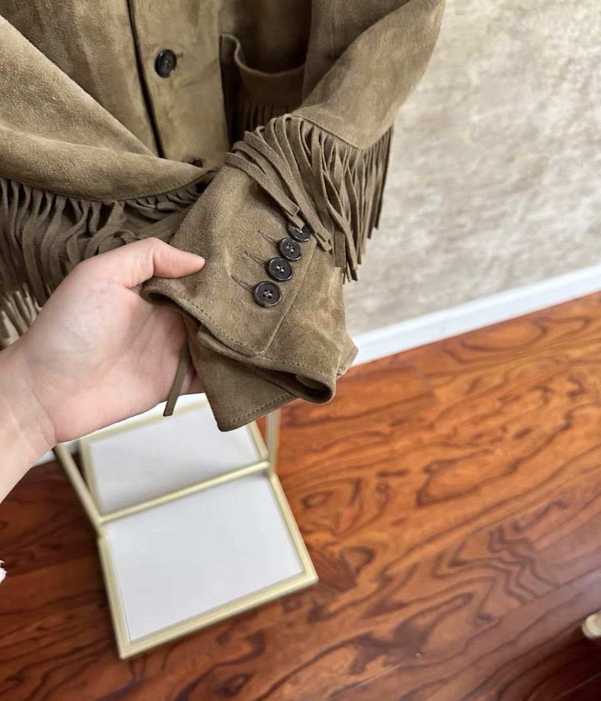Saint Laurent Paris Saint Laurent Brown jacket Size US M / EU 48-50 / 2 - 6 Thumbnail