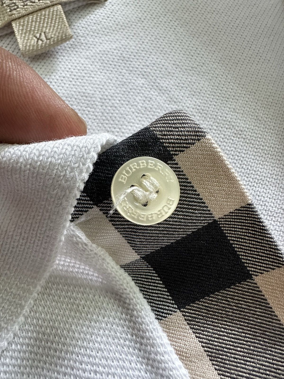 Burberry Burberry Brit white polo tee Size US M / EU 48-50 / 2 - 13 Thumbnail