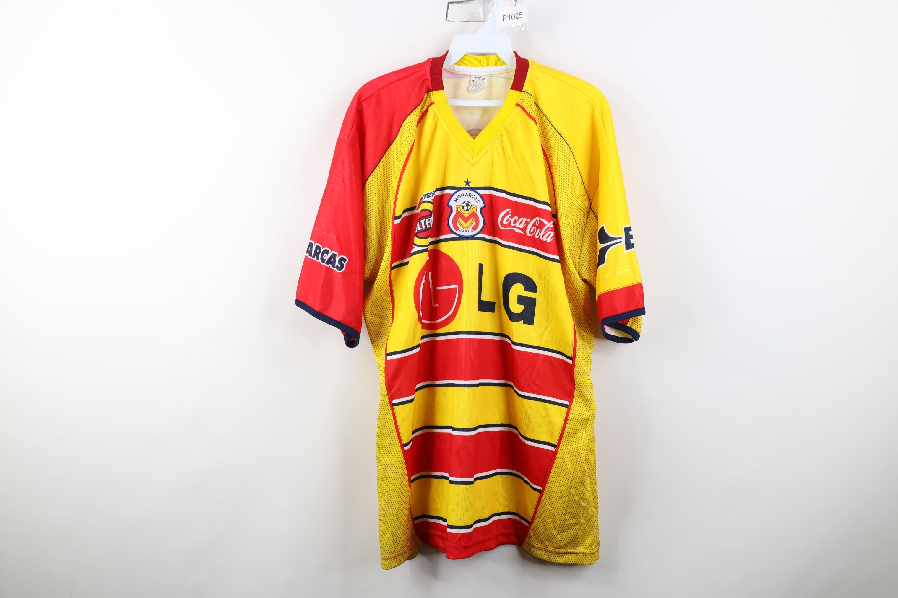 Vintage Vintage 2003 2004 Coca Cola LG Atletico Soccer Jersey Size US XL / EU 56 / 4 - 1 Thumbnail