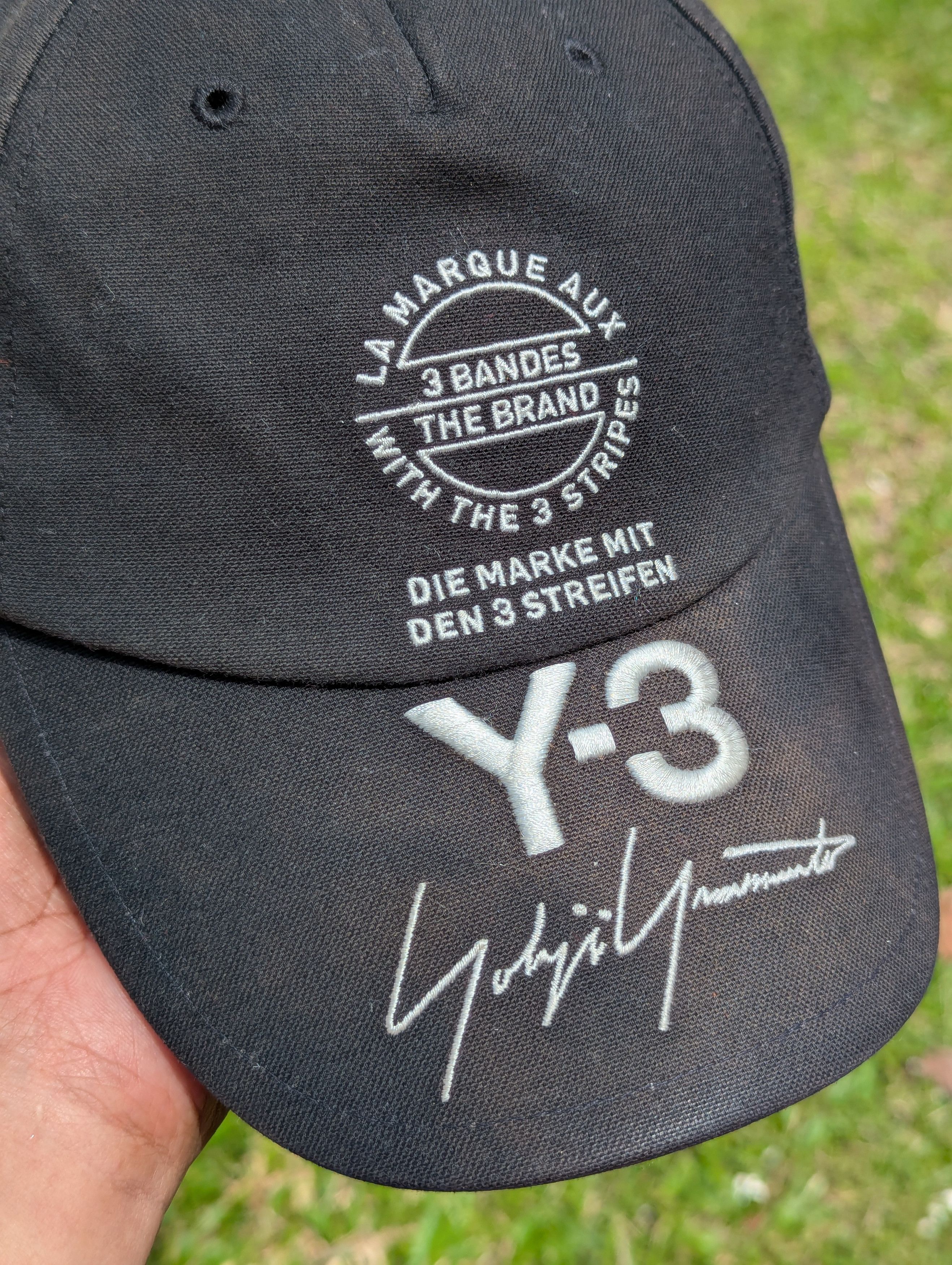 Adidas × Y-3 🔥FREE SHIPPING🔥DISTRESSED Y-3 Yohji Yamamoto Baseball Cap Size ONE SIZE - 2 Thumbnail