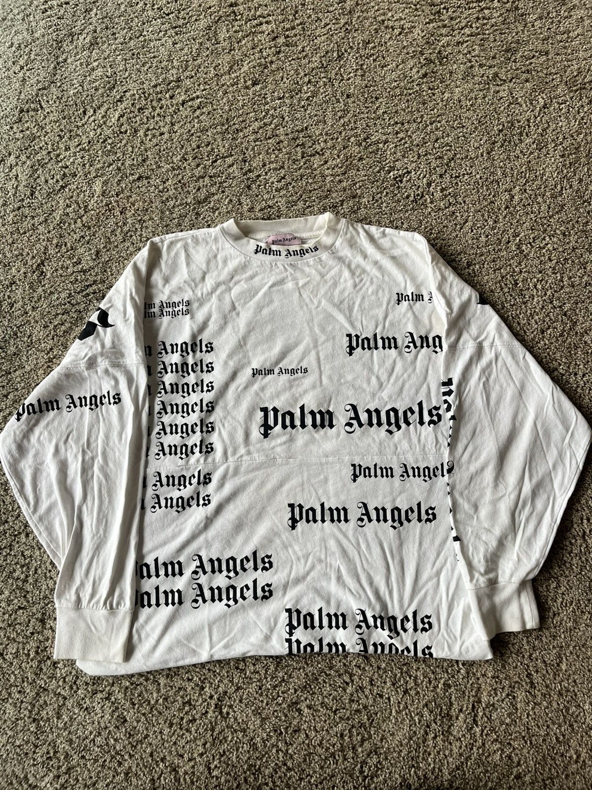Palm Angels Palm Angels Long Sleeve Tee Size US S / EU 44-46 / 1 - 2 Thumbnail