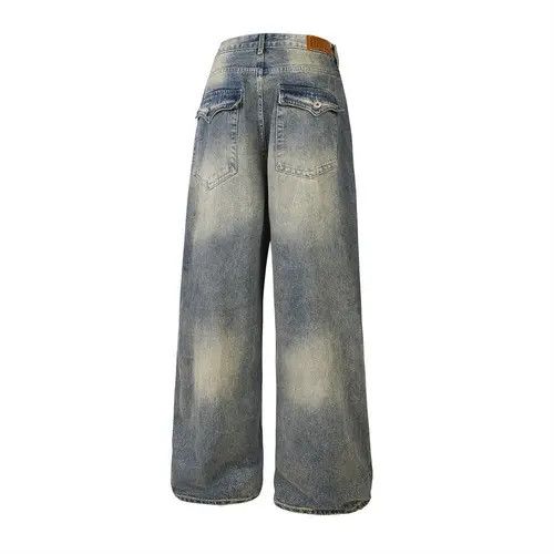 Japanese Brand × Jean Pants Men's straight punk washed distressed jeans Size US 32 / EU 48 - 2 Thumbnail