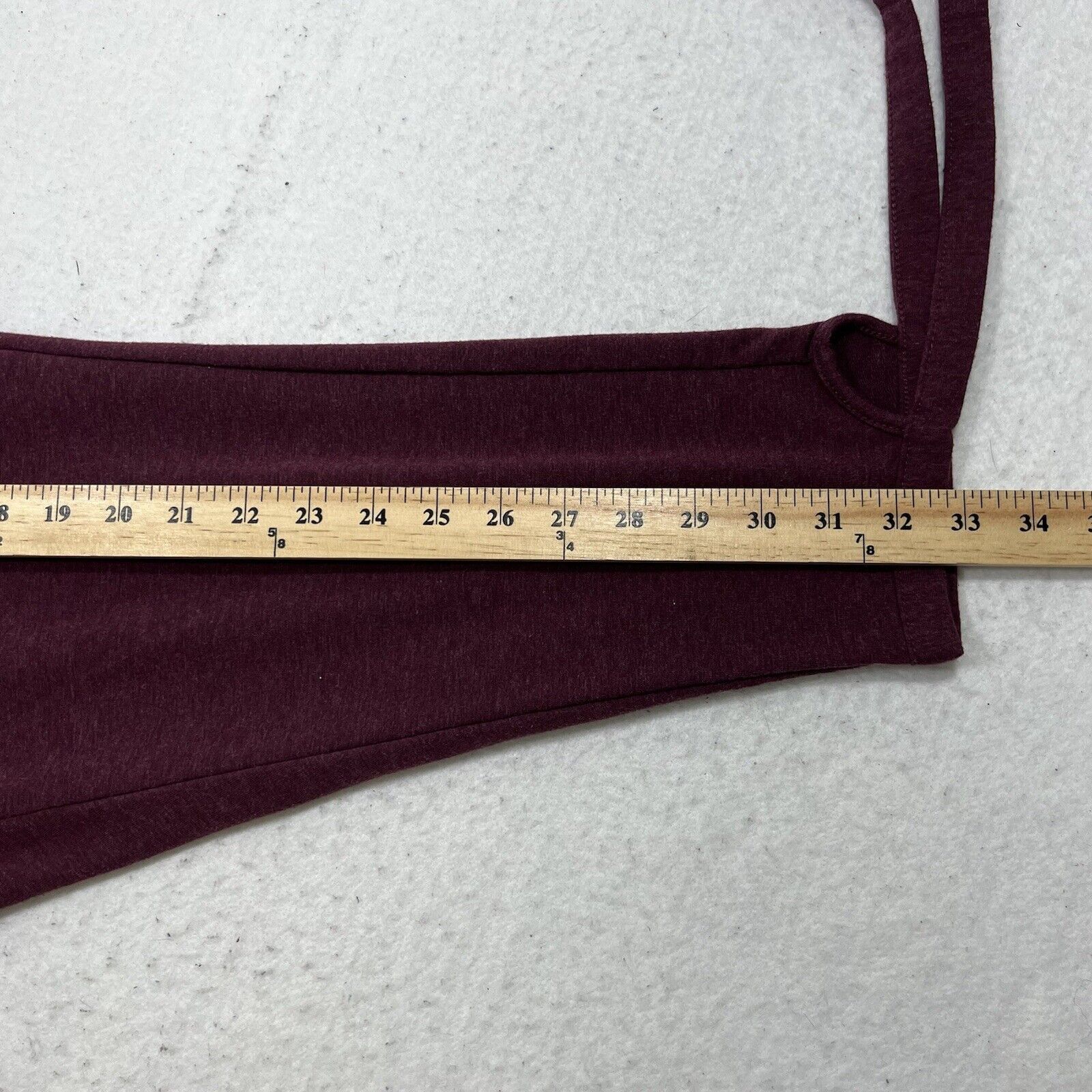 Gymshark GymShark Purple Ankle Wrap Drawstring Cropped Sweatpants Size 28" / US 6 / IT 42 - 9 Thumbnail