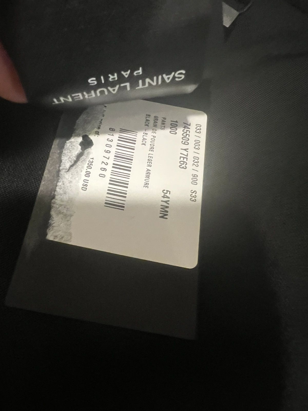 Saint Laurent Paris Saint Laurent mens dress pants. 54/38. $1550 Size 54R - 3 Thumbnail
