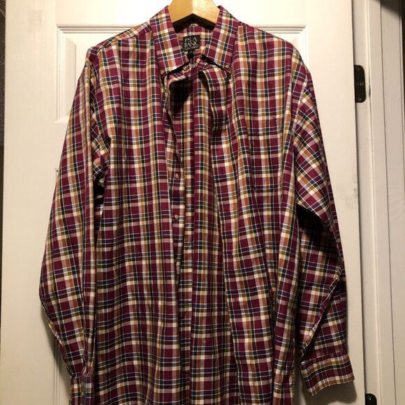 Jos. A. Bank jos.a.bank men's new 100%cotton casual shirt size: XL Size US XL / EU 56 / 4 - 1 Thumbnail
