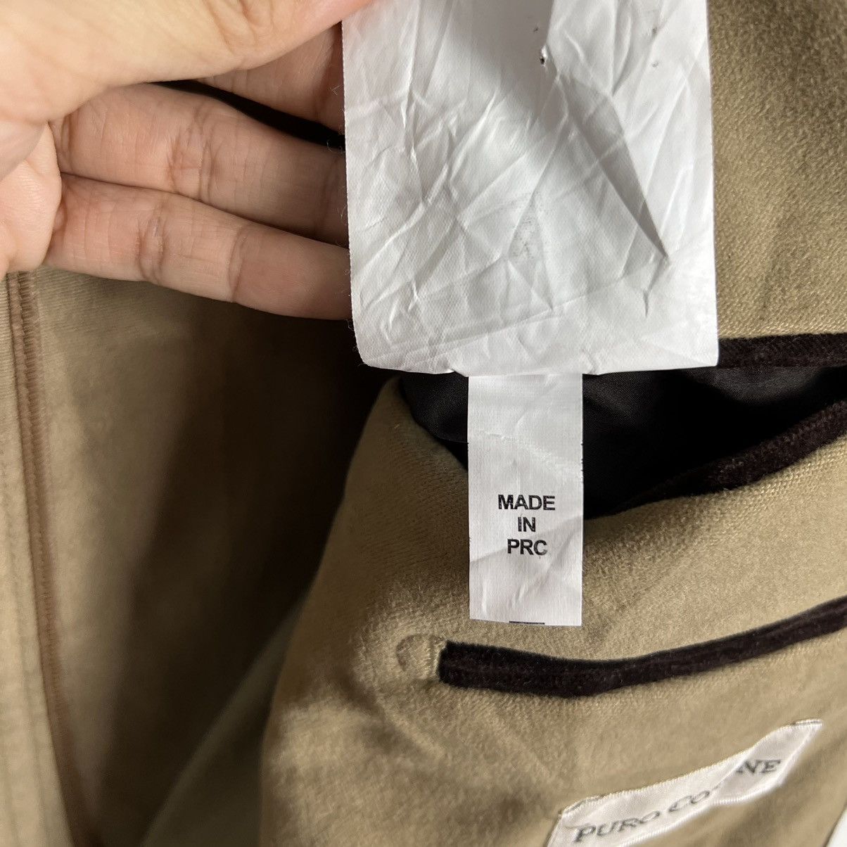 Other 🔥 DESIREE PURO COTONE MOLESKIN DOUBLE LAYER ZIPPER JACKET Size US XL / EU 56 / 4 - 16 Thumbnail