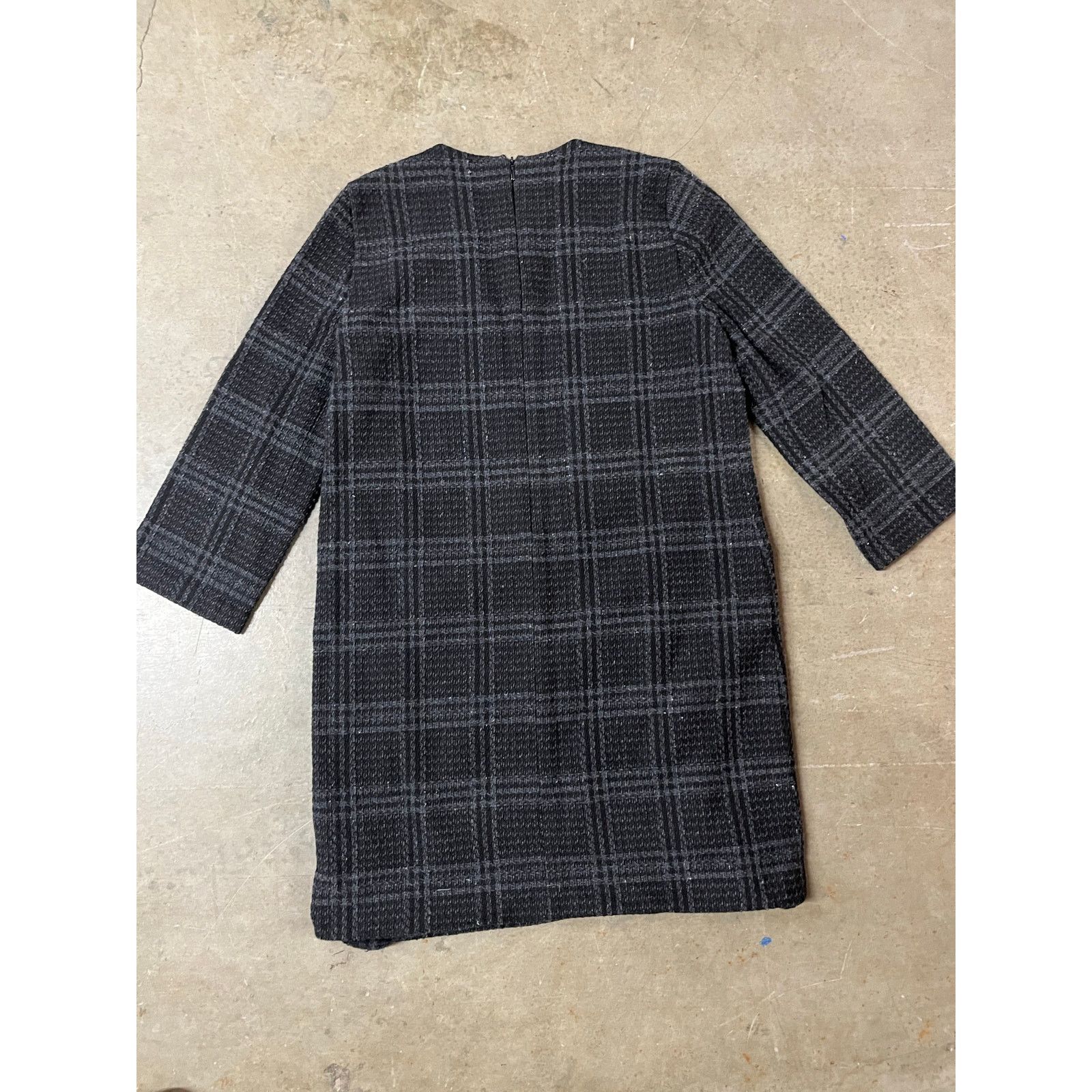 Zara Zara - Checkered Dress / Gray / M Size M / US 6-8 / IT 42-44 - 6 Thumbnail