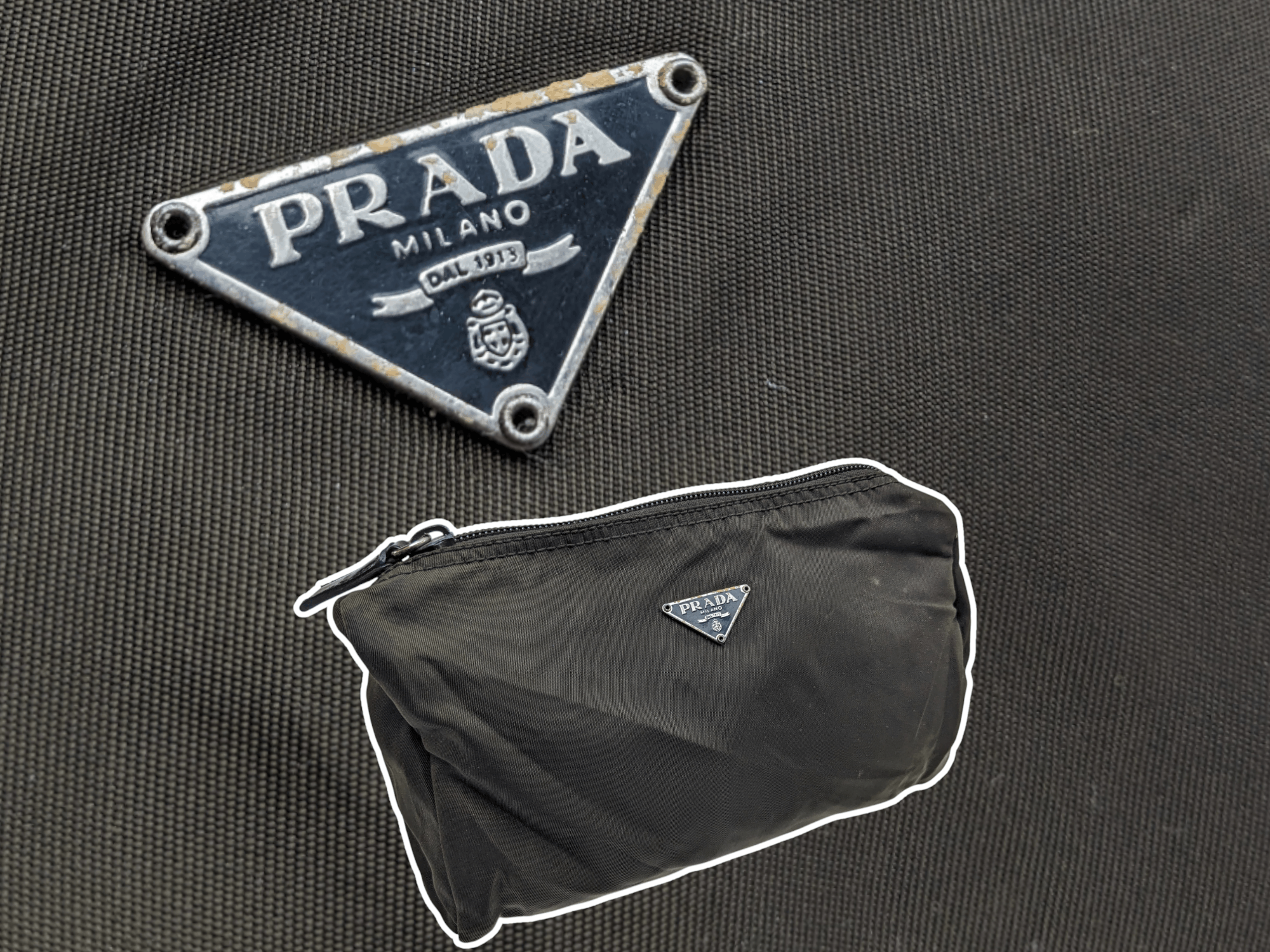 Prada Vintage Prada cosmetic bag Size ONE SIZE - 1 Thumbnail