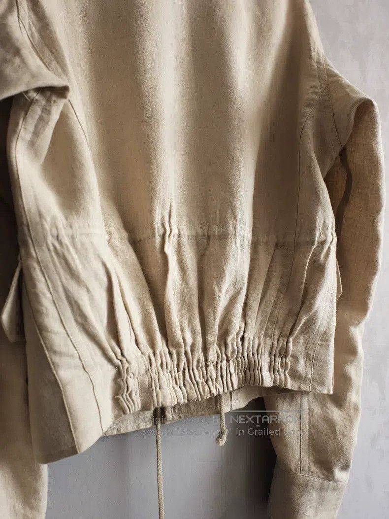 Yohji Yamamoto Yohji Yamamoto Drawstring Velcro Pleated Jacket Size US M / EU 48-50 / 2 - 3 Thumbnail