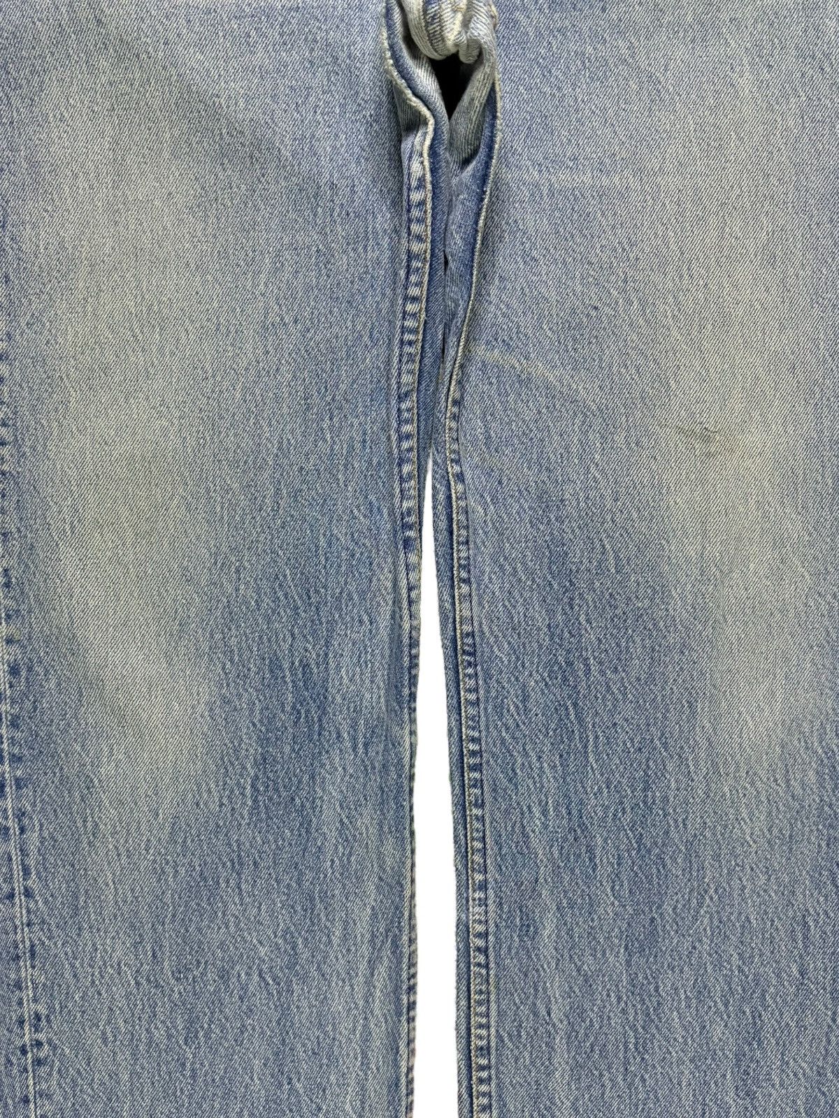 LVC × Levi's × Levi's Vintage Clothing Vintage 90s Levis Button S Mud Wash Distressed Rip Jeans Size US 33 - 5 Thumbnail