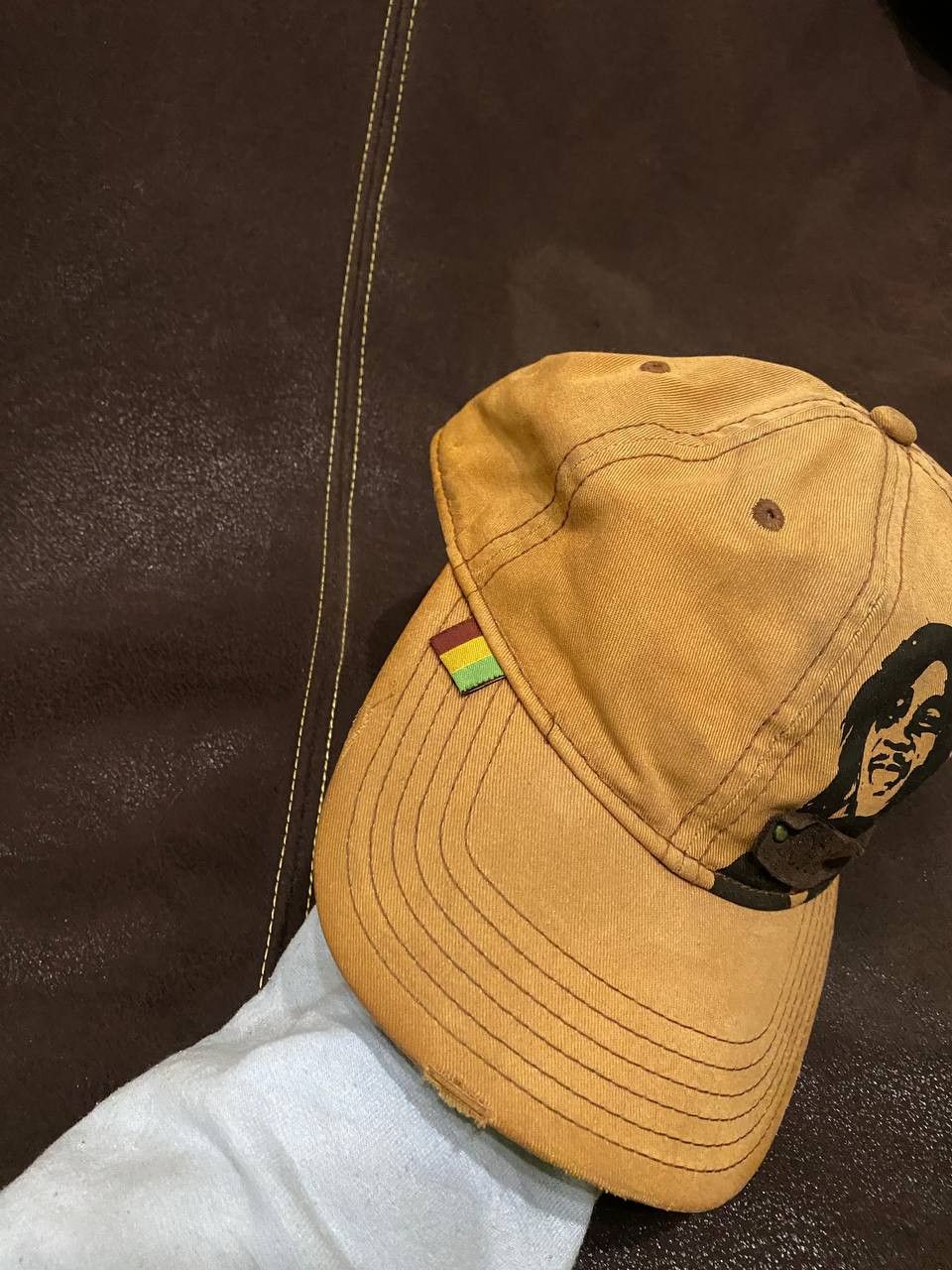Bob Marley Vintage Y2K streetwear Cap big print Bob Marley Size ONE SIZE - 2 Thumbnail